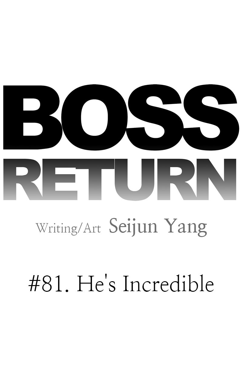 BOSS RETURN Ep. 81 - He's Incredible page 5 - 