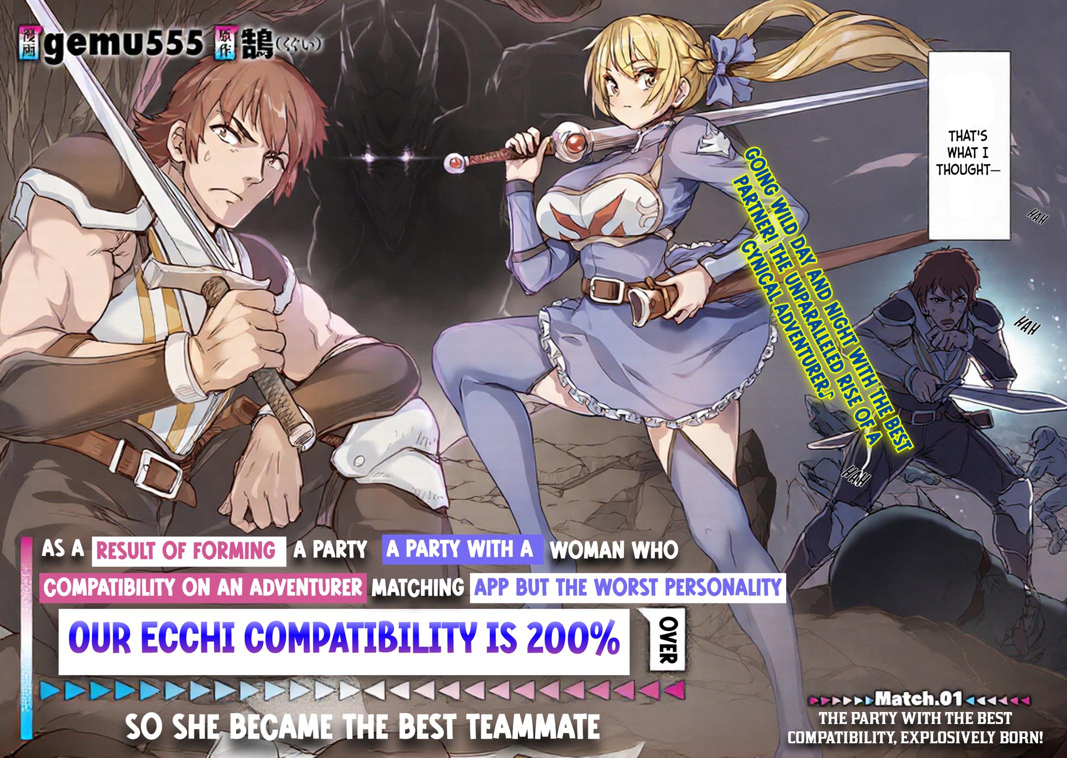 Boukensha Matching App de Aishou Batsugun Dakedo Seikaku Saiakuna Onna to Party Kunda Kekka Chapter 1 page 3 - 