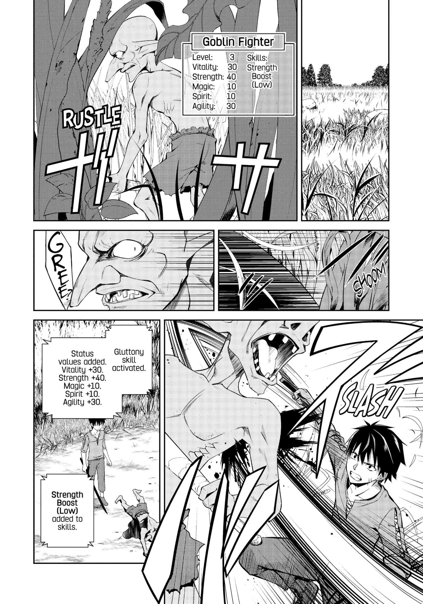 Boushoku no Berserk: Ore dake Level to Iu Gainen o Toppa Shite Saikyou Chapter 3 page 2 - 