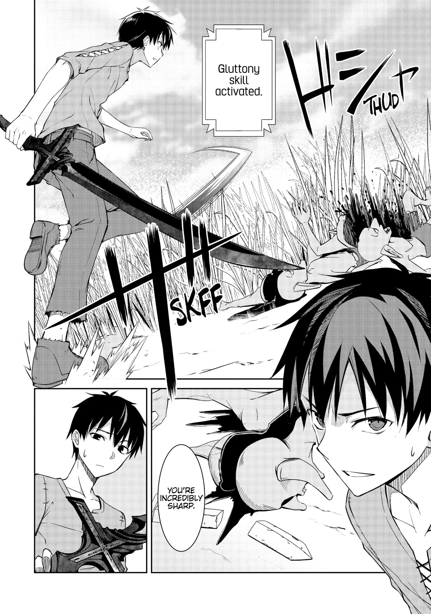 Boushoku no Berserk: Ore dake Level to Iu Gainen o Toppa Shite Saikyou Chapter 3 page 4 - 