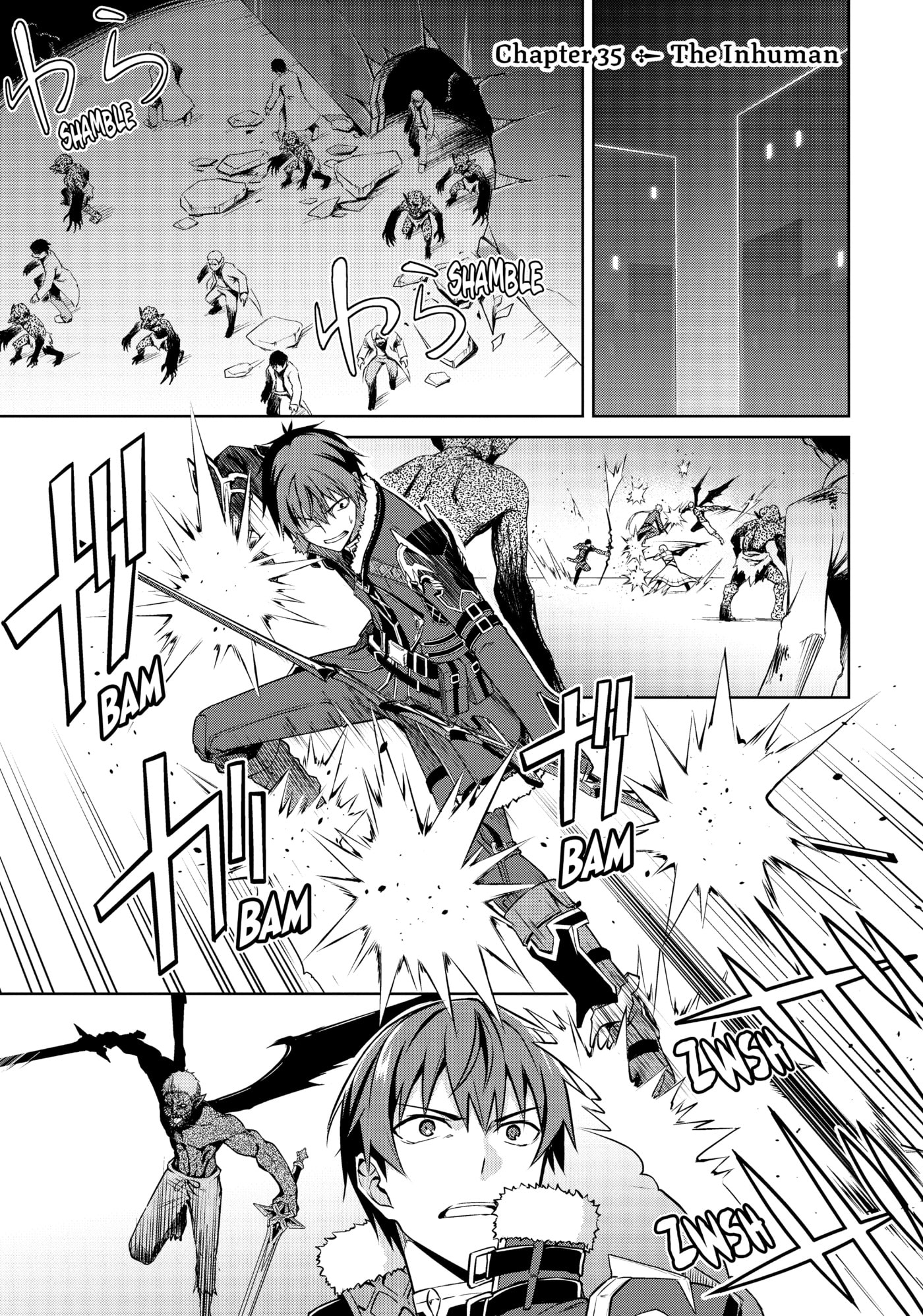 Boushoku no Berserk: Ore dake Level to Iu Gainen o Toppa Shite Saikyou Chapter 35 page 1 - 