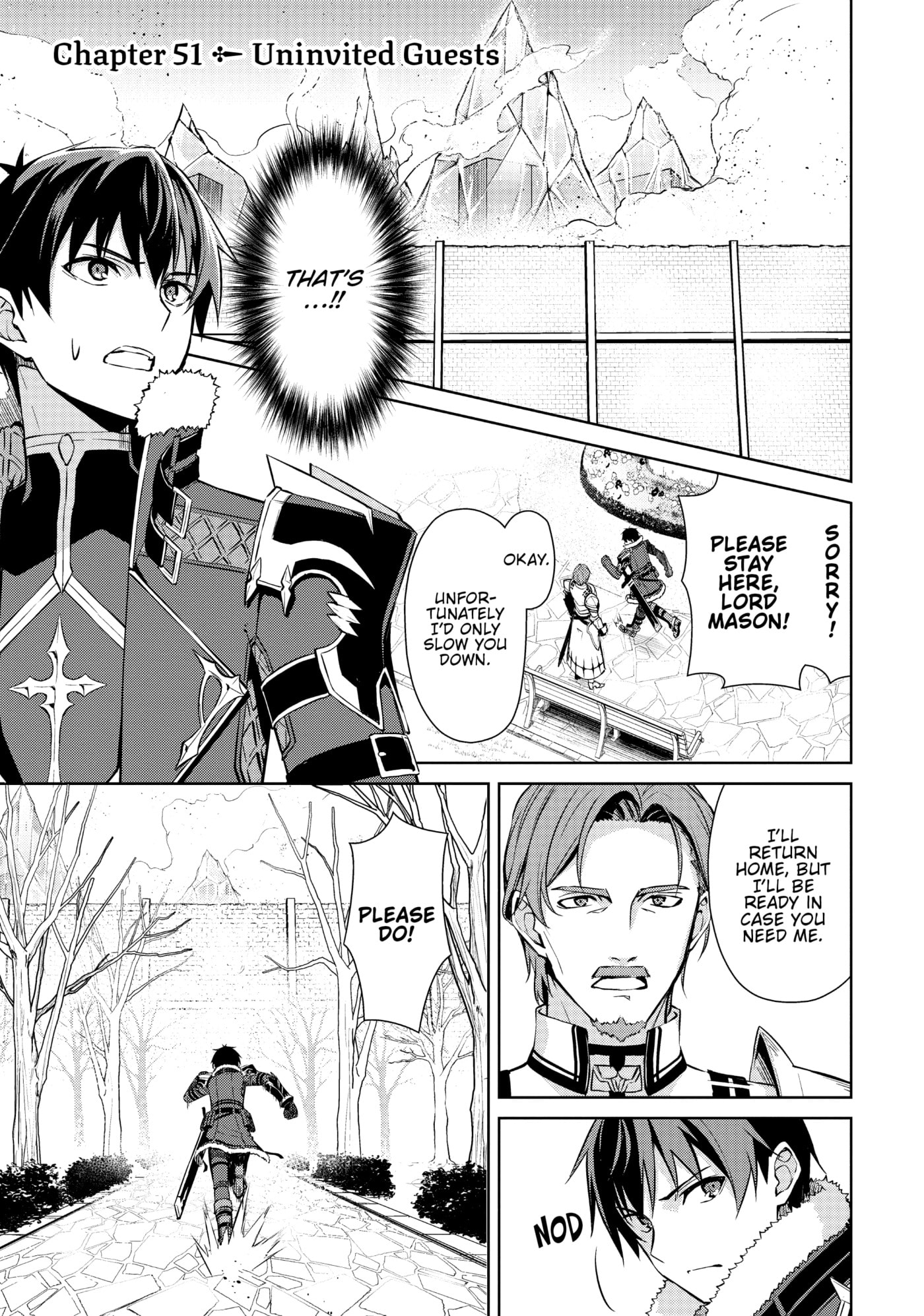 Boushoku no Berserk: Ore dake Level to Iu Gainen o Toppa Shite Saikyou Chapter 51 page 1 - 