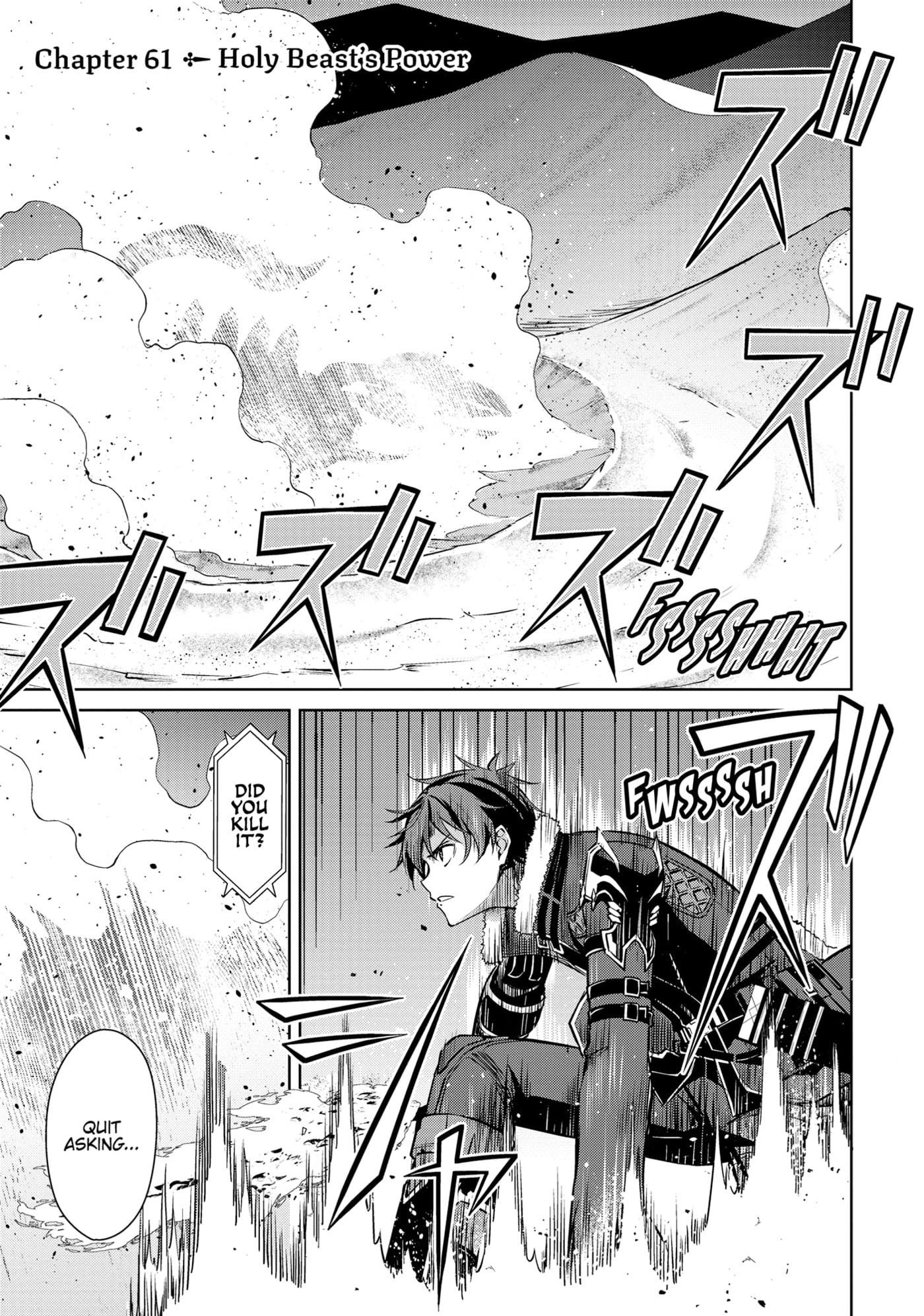 Boushoku no Berserk: Ore dake Level to Iu Gainen o Toppa Shite Saikyou Chapter 61 page 1 - 