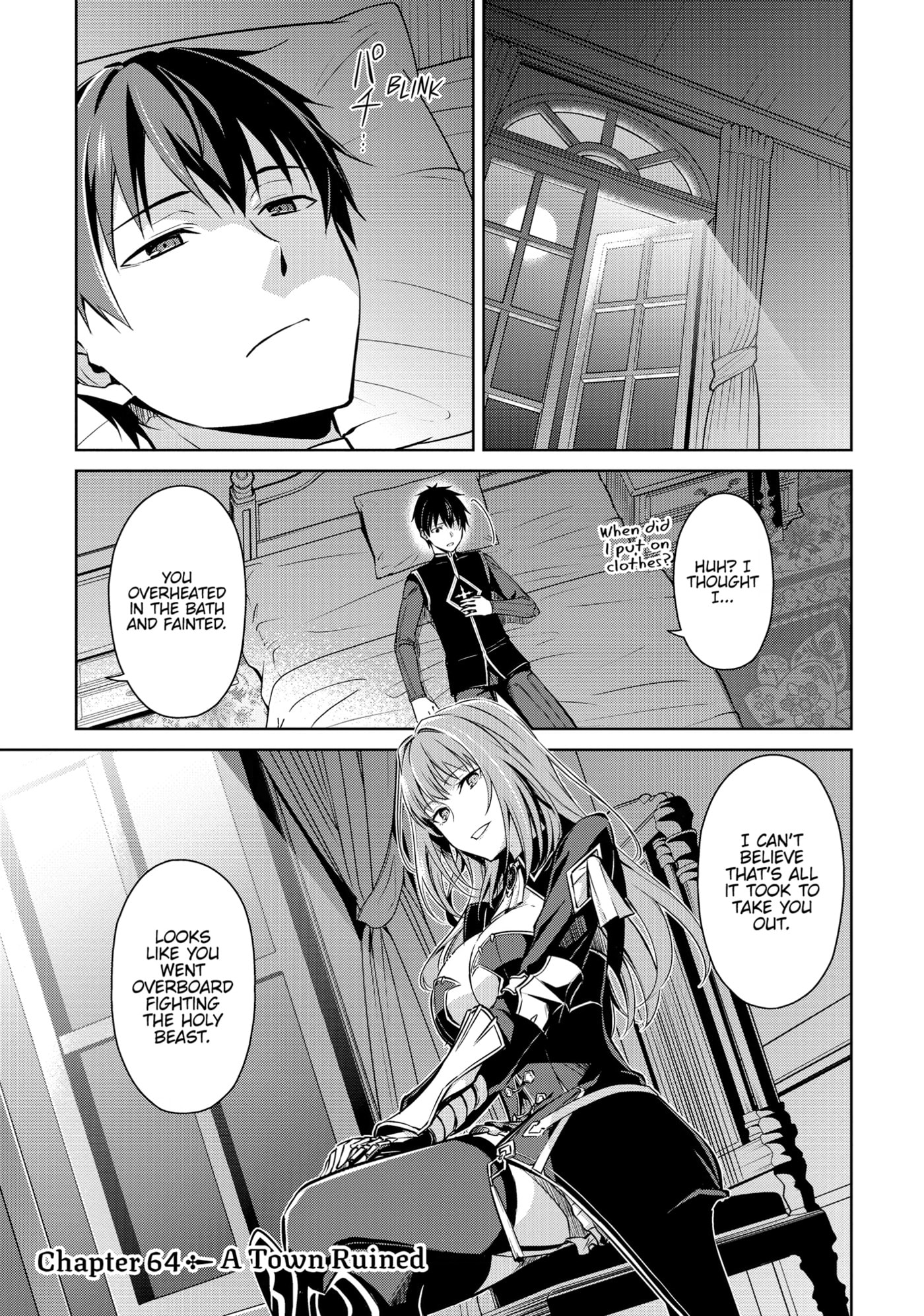 Boushoku no Berserk: Ore dake Level to Iu Gainen o Toppa Shite Saikyou Chapter 64 page 1 - 