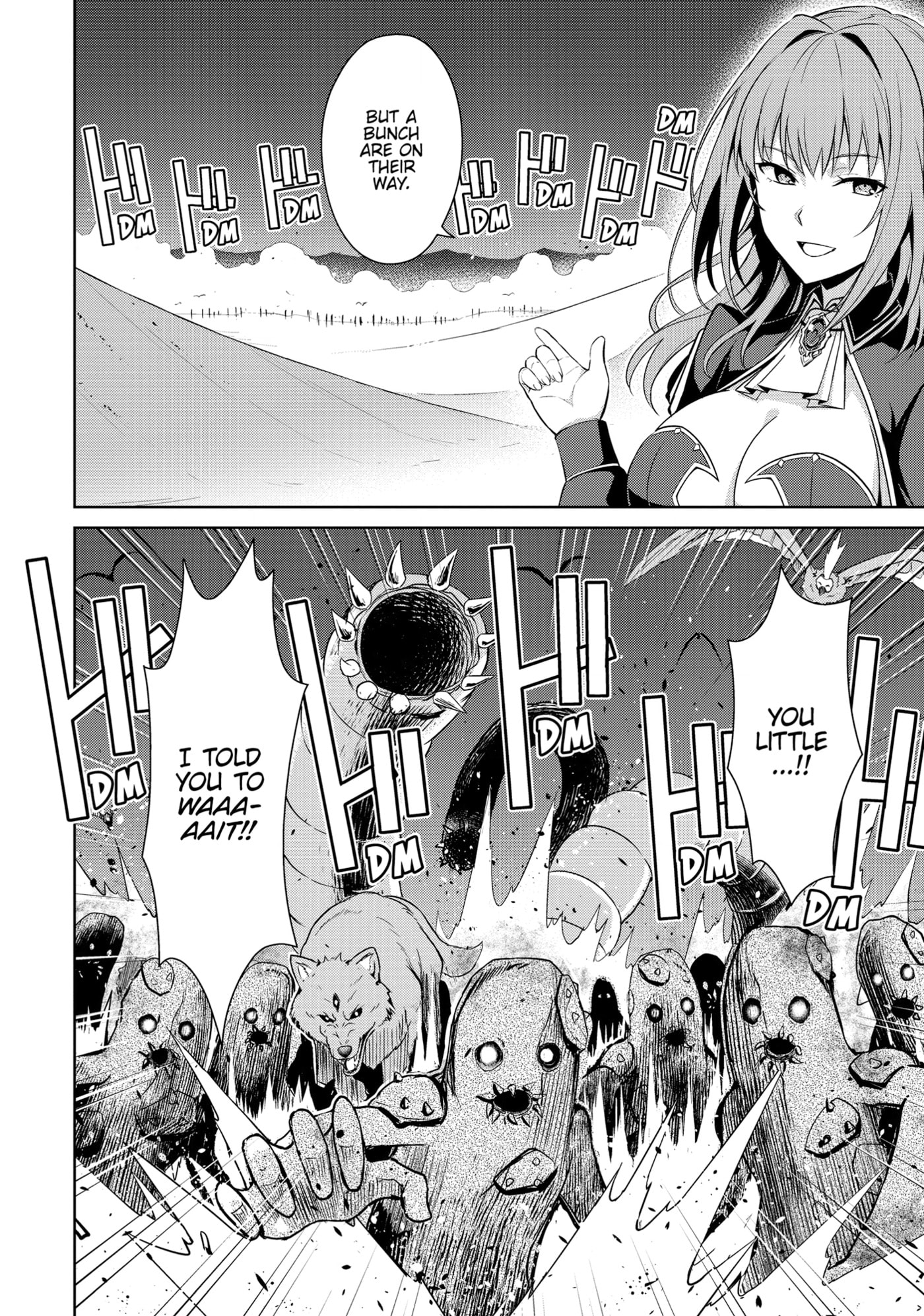 Boushoku no Berserk: Ore dake Level to Iu Gainen o Toppa Shite Saikyou Chapter 64 page 10 - 