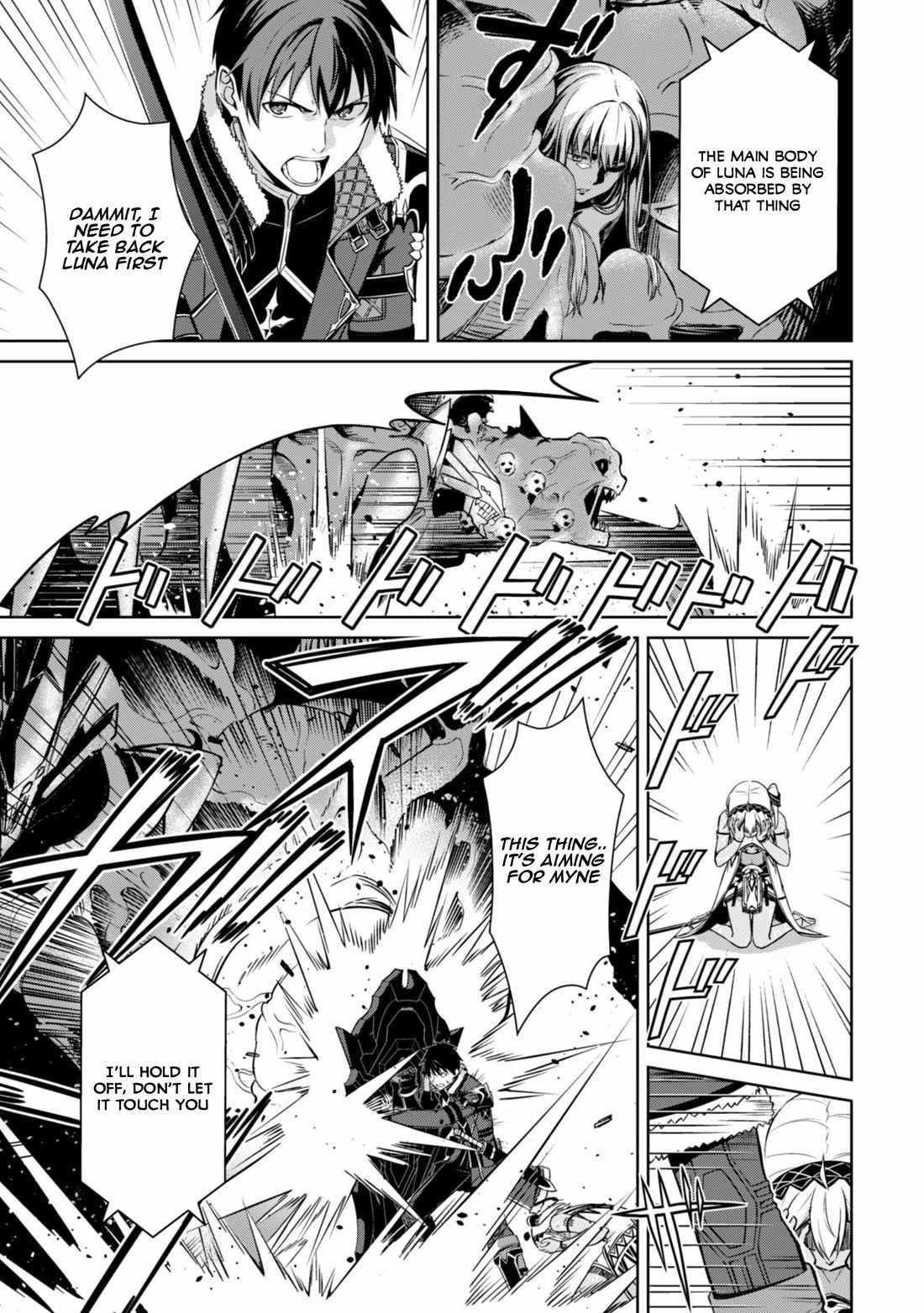 Boushoku no Berserk: Ore dake Level to Iu Gainen o Toppa Shite Saikyou Chapter 75 page 17 - 