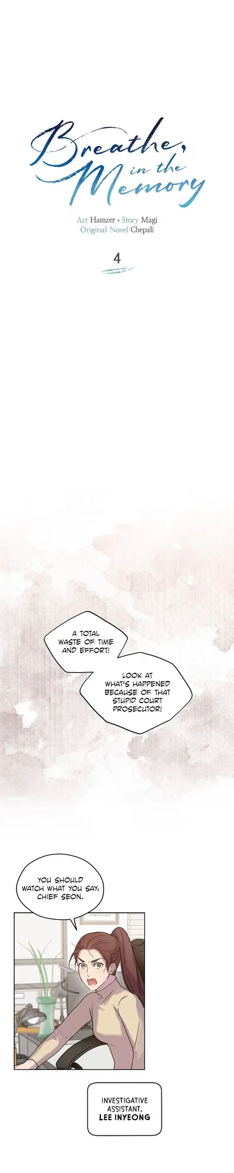 Breathe, in the Memory Chapter 4 page 1 - 