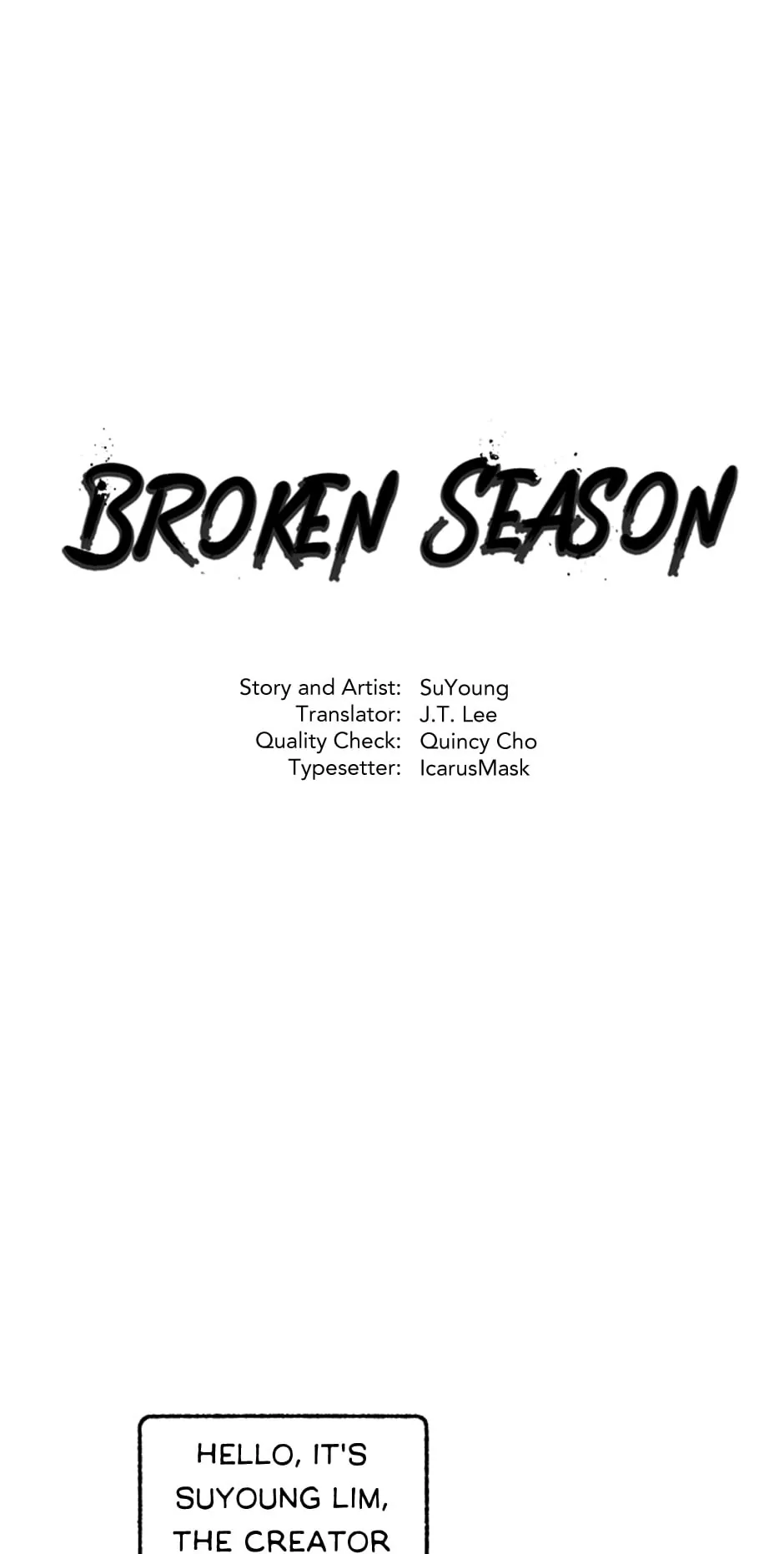 Broken Season Chapter 37 page 1 - 