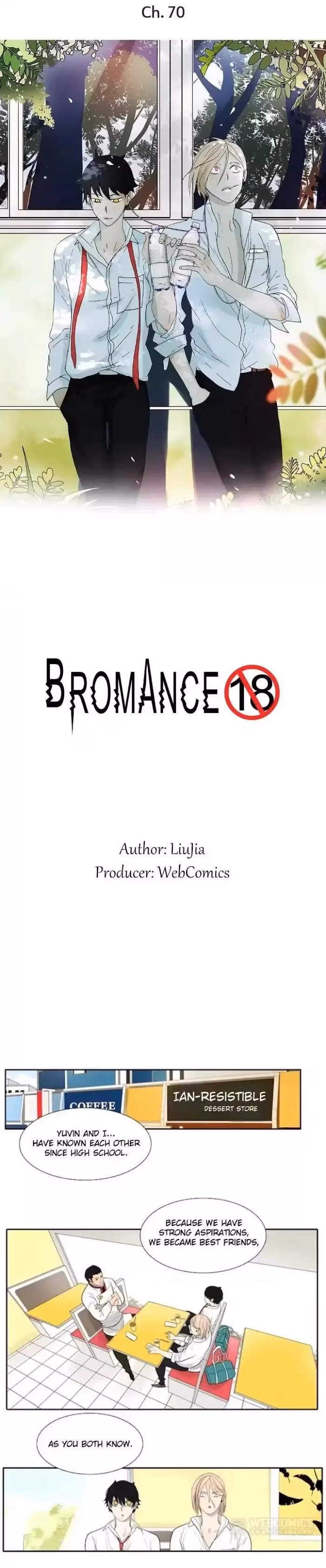 Bromance Chapter 70 page 1 - 