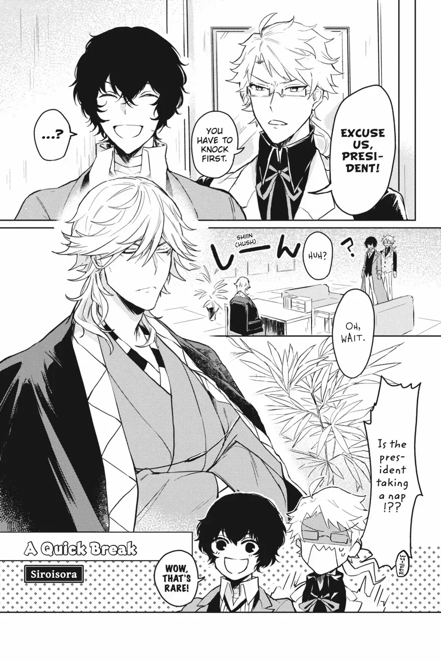 Bungou Stray Dogs Official Anthology Chapter 45 page 1 - 