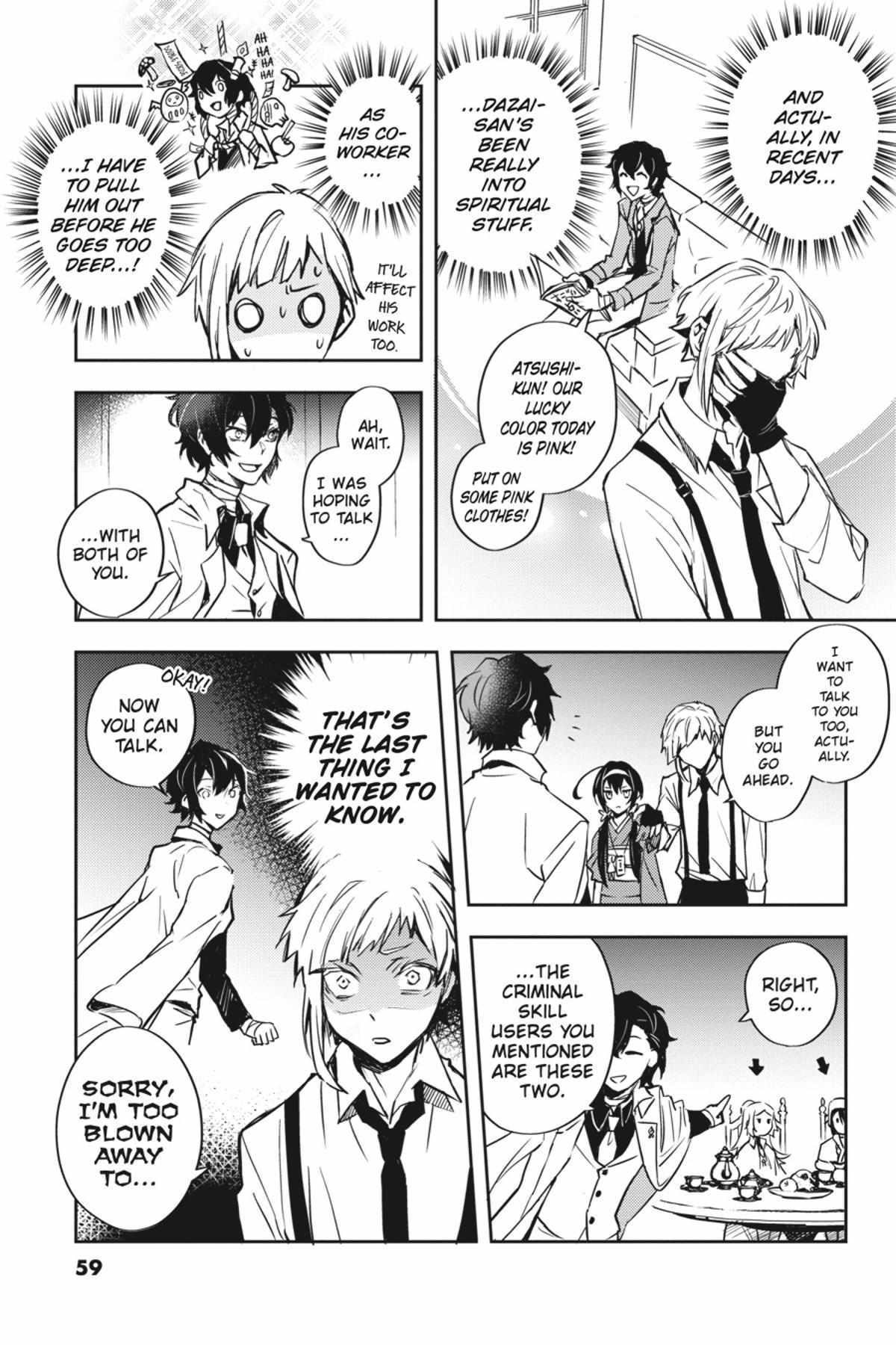 Bungou Stray Dogs Official Anthology Chapter 62 page 6 - 