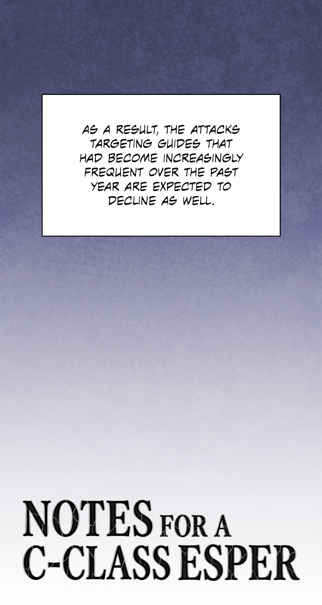 C-Class Esper’s Memorandum Chapter 27 page 8 - 
