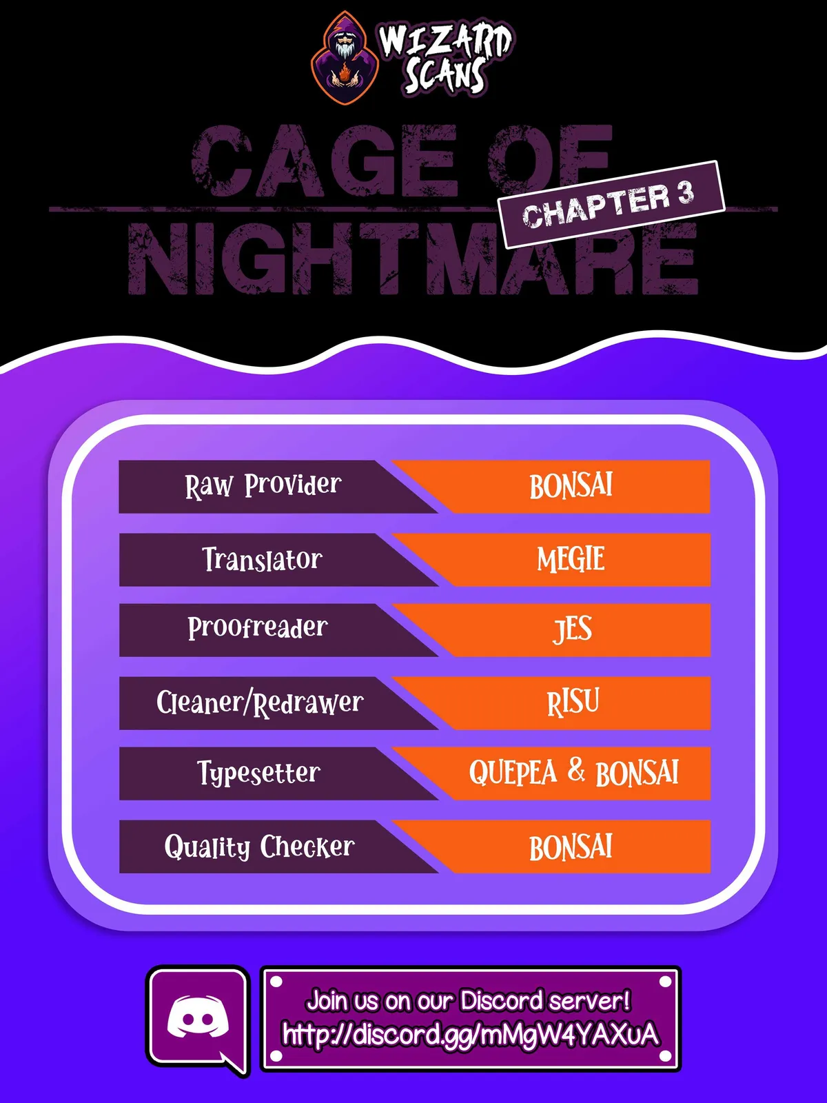 Cage of Nightmare Chapter 3 page 1 - 