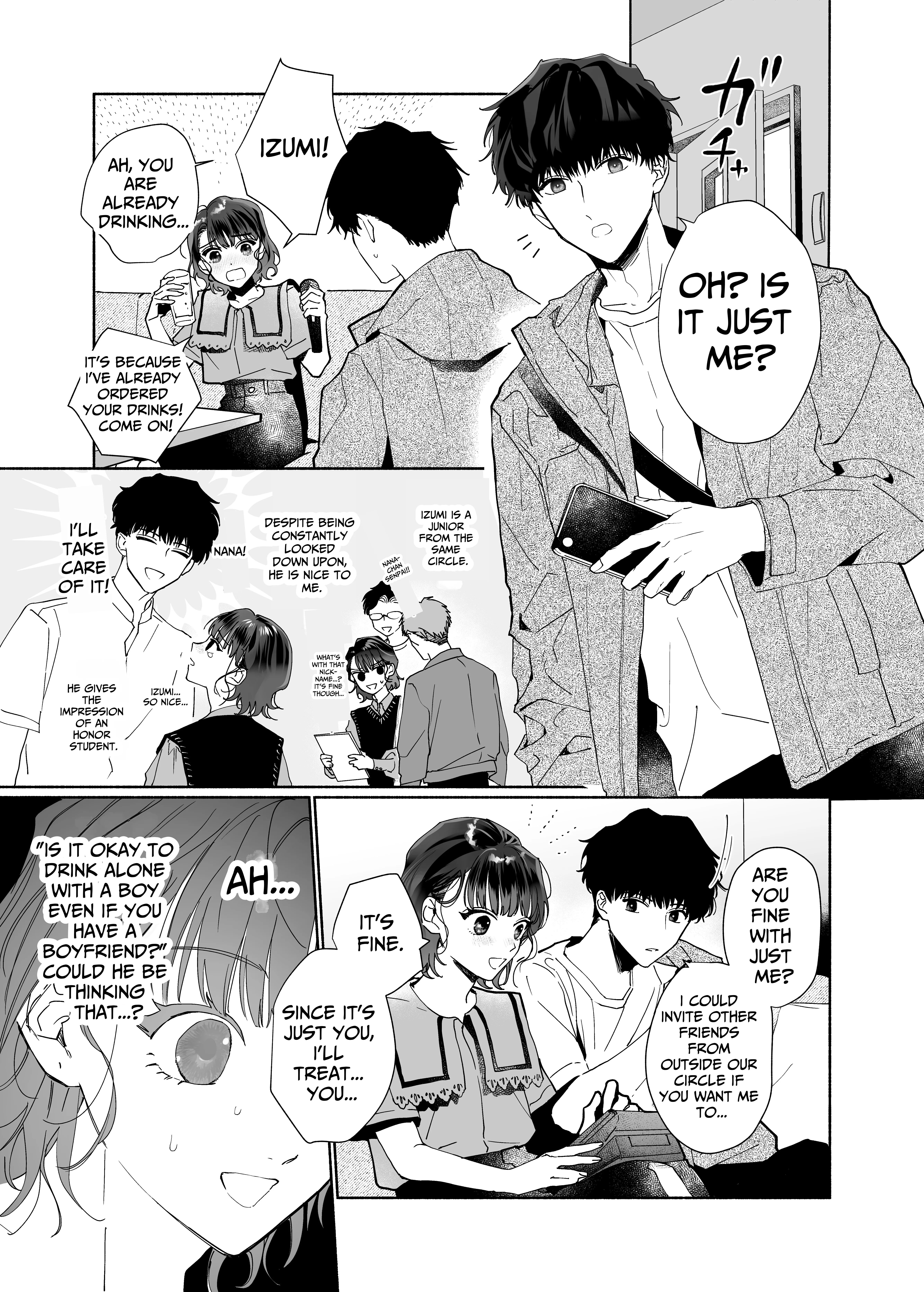 Captivated by My Cute Kouhai Izumi Chapter 1 page 4 - 