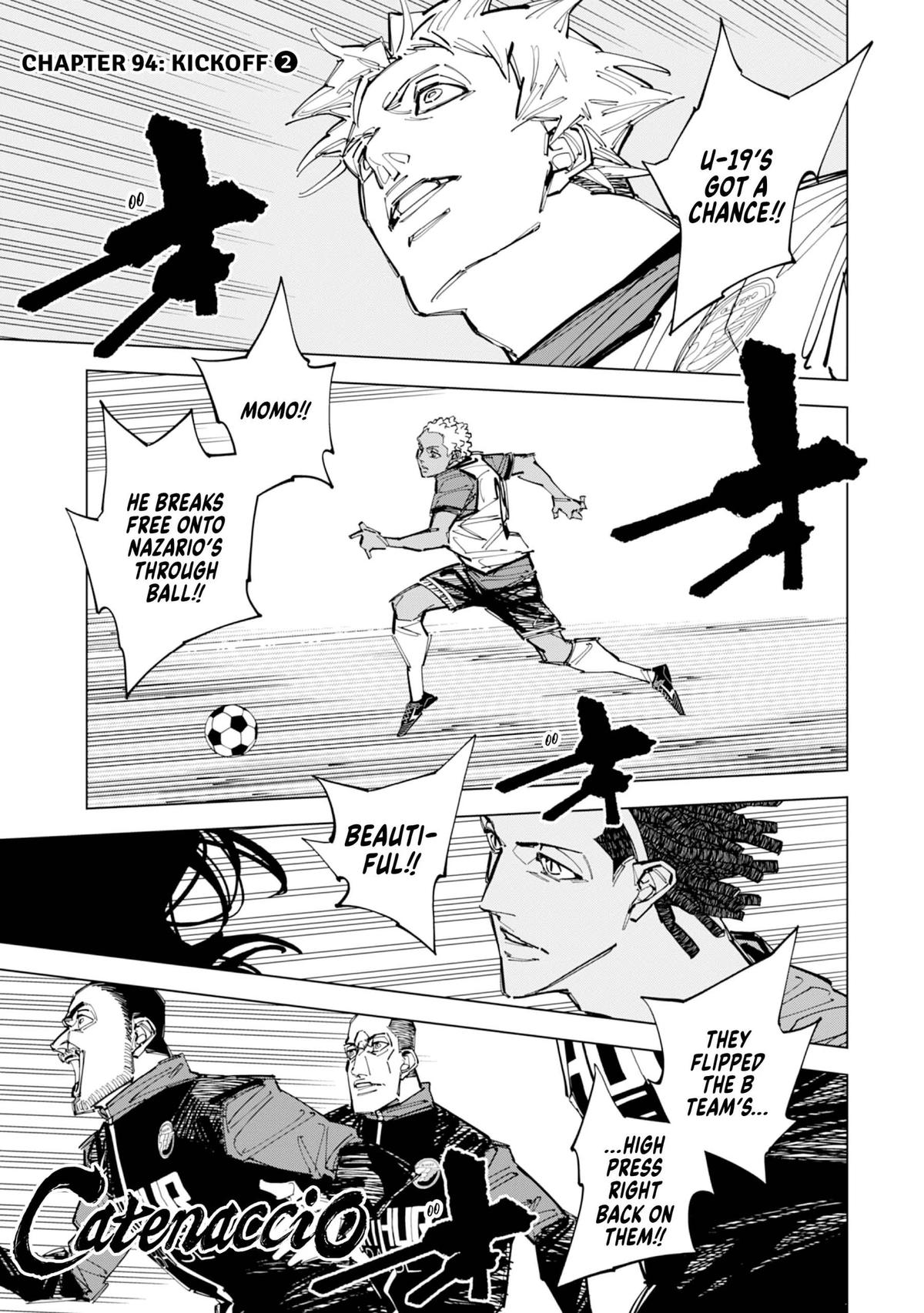 Catenaccio Chapter 94 page 1 - 