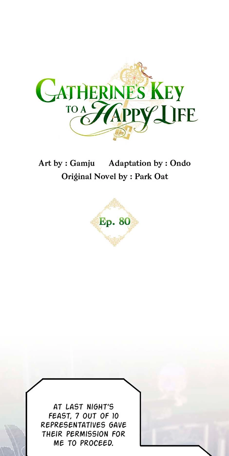 Catherine's Key to a Happy Life Chapter 80 page 1 - 