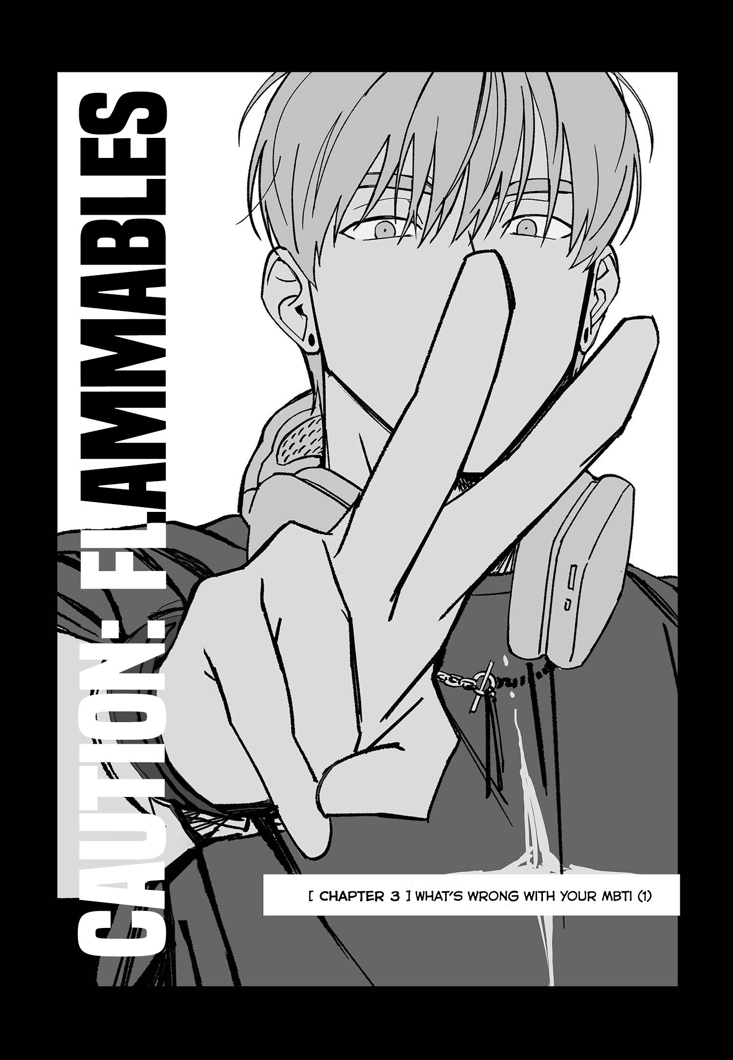CAUTION : FLAMMABLES Chapter 3 page 19 - 