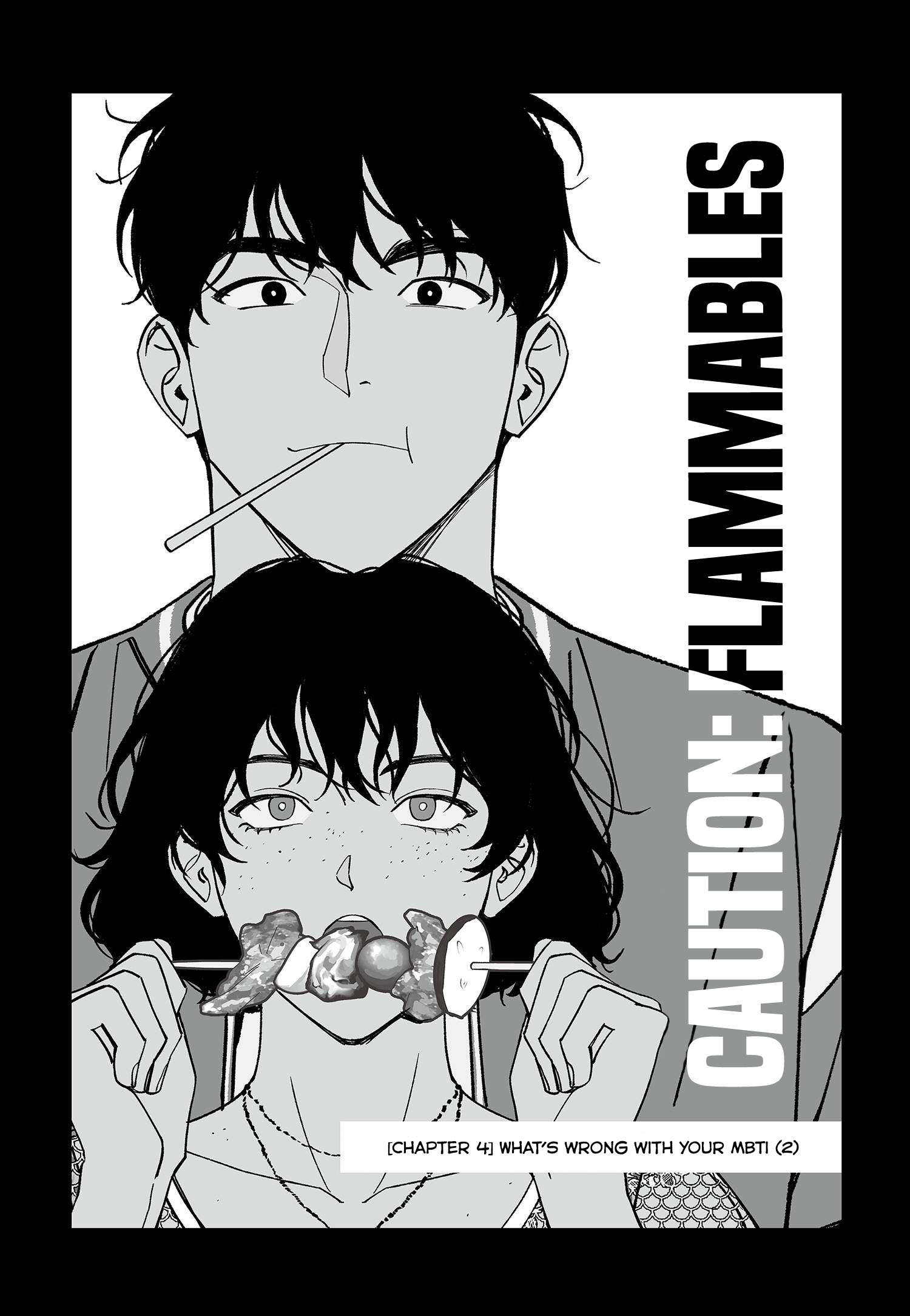 CAUTION : FLAMMABLES Chapter 4 page 14 - 