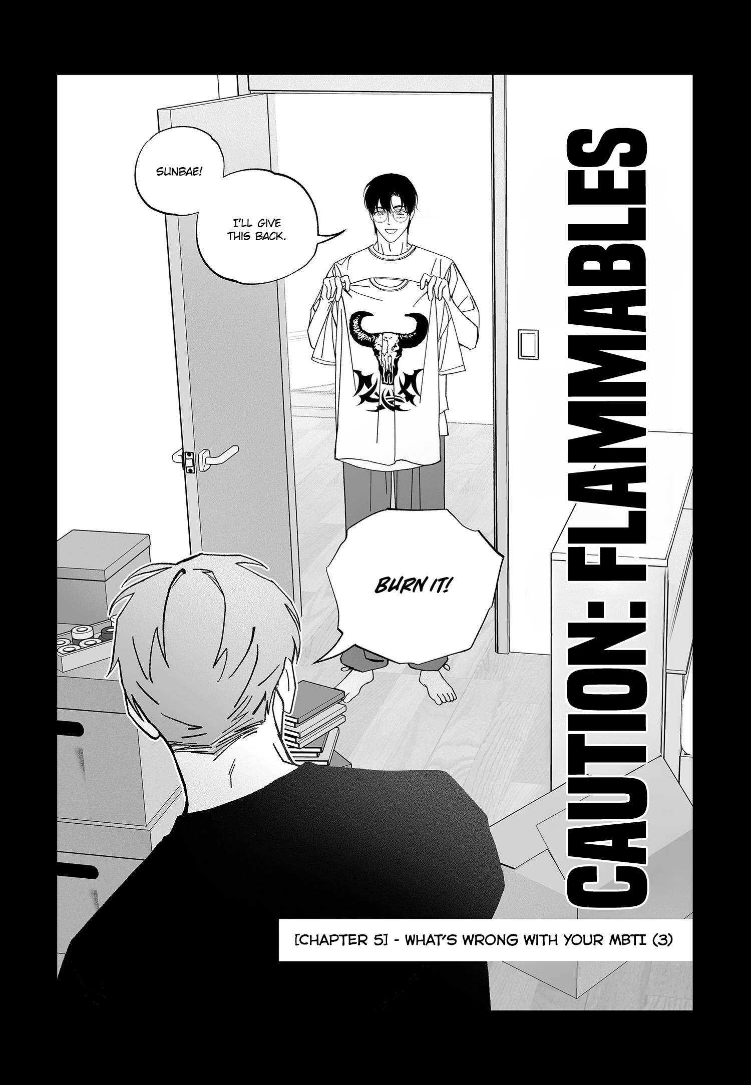 CAUTION : FLAMMABLES Chapter 5 page 20 - 