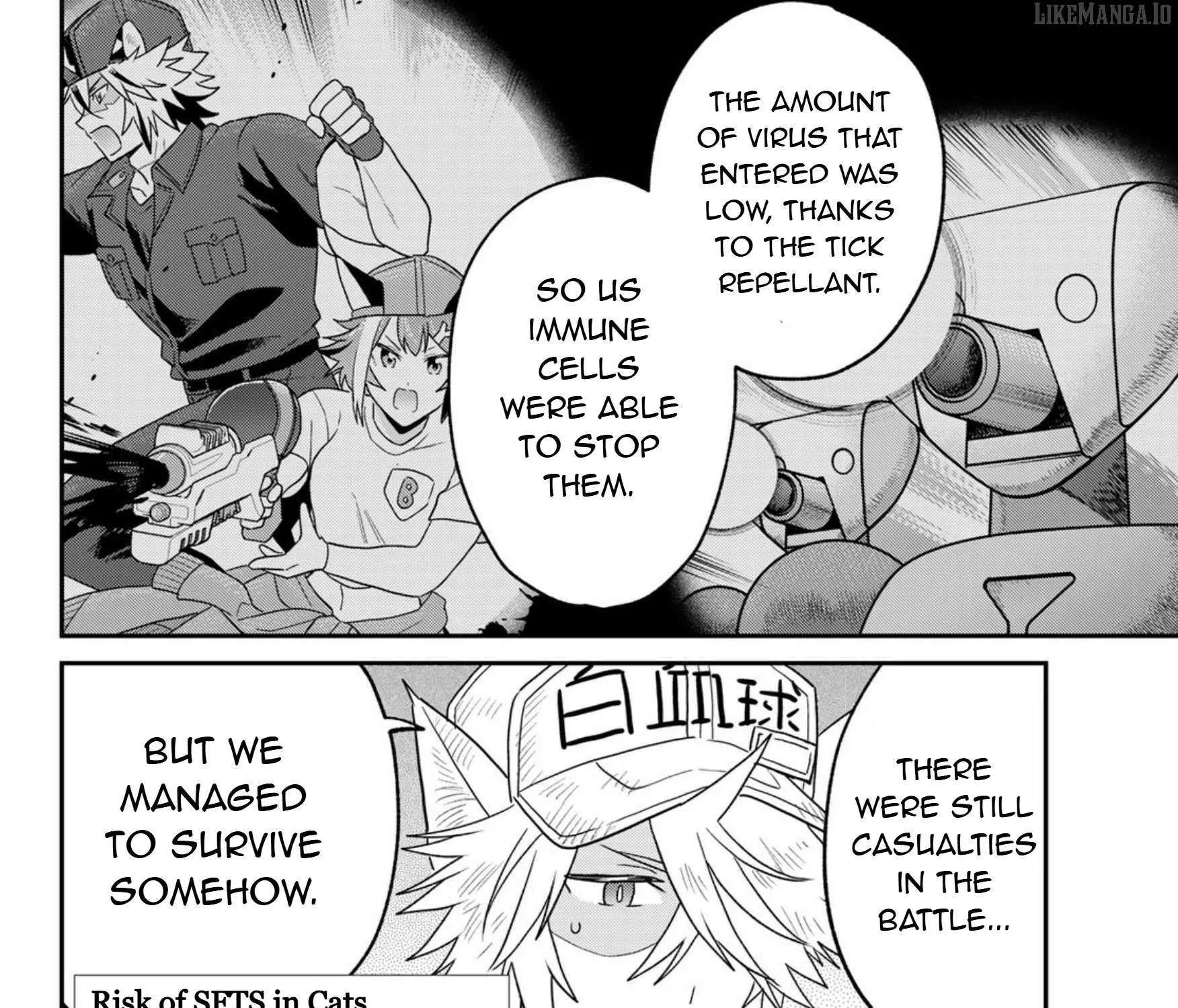 Cells at Work! Cat Chapter 22 page 55 - 