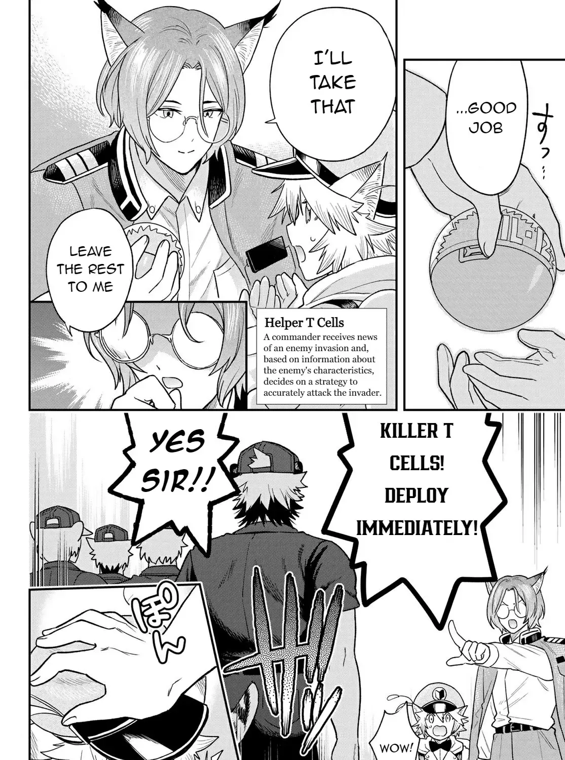 Cells at Work! Cat Chapter 4 page 44 - 