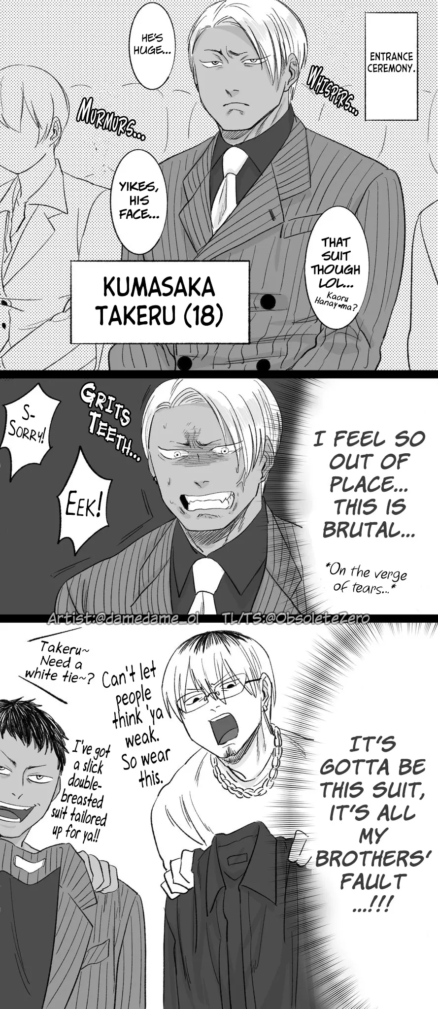 Charao-kun to Seiso-chan Chapter 7.2 page 1 - 