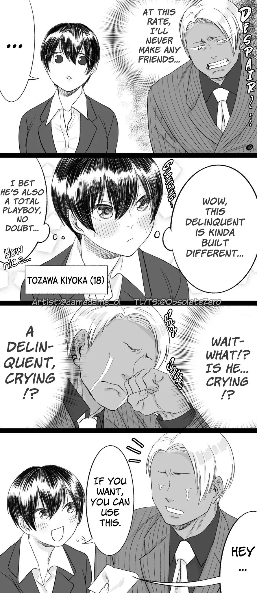 Charao-kun to Seiso-chan Chapter 7.3 page 2 - 