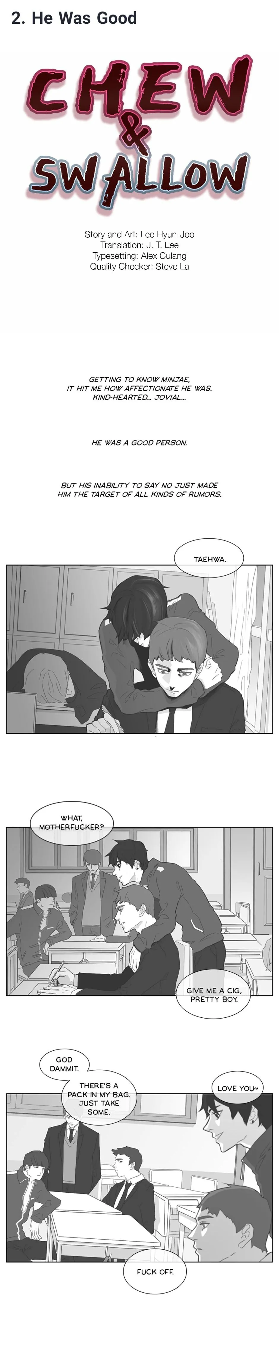 Chew and Swallow Chapter 2 page 1 - 