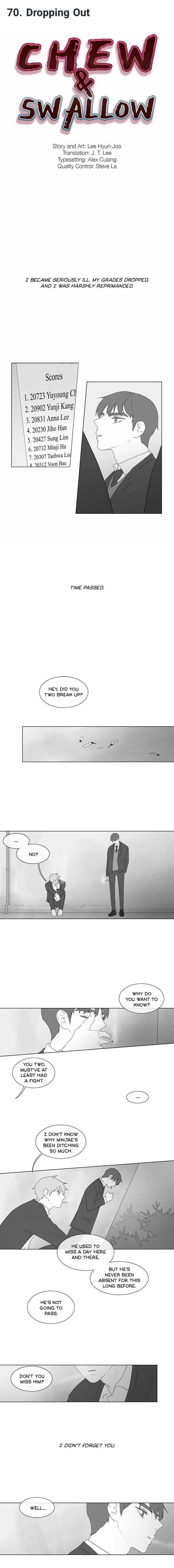 Chew and Swallow Chapter 70 page 1 - 