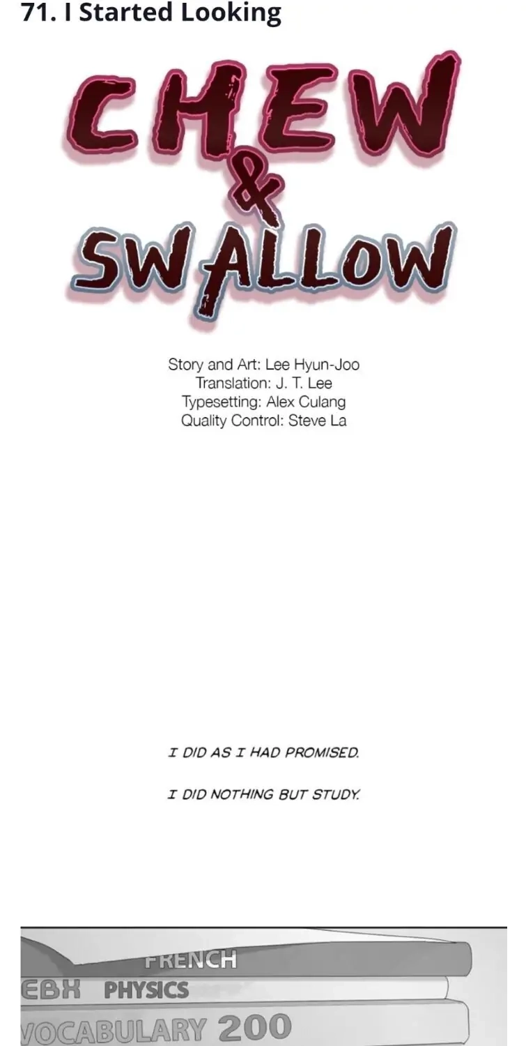 Chew and Swallow Chapter 72 page 1 - 