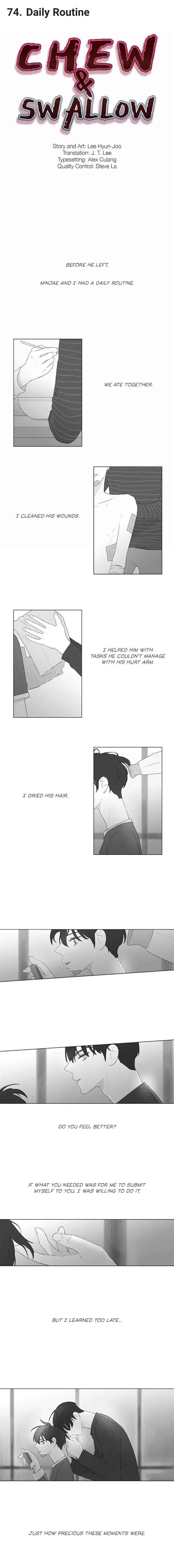 Chew and Swallow Chapter 74 page 1 - 