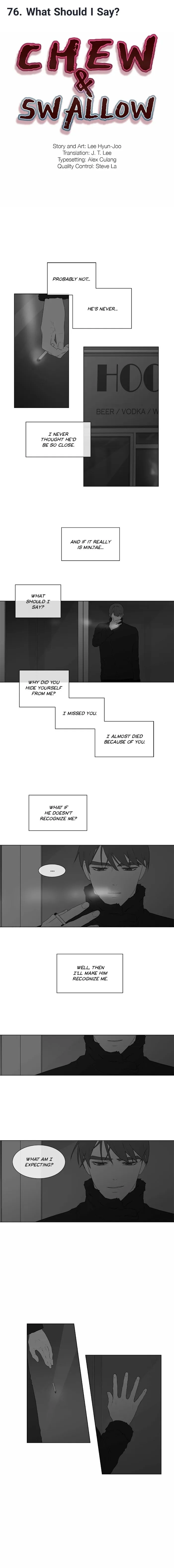Chew and Swallow Chapter 76 page 1 - 