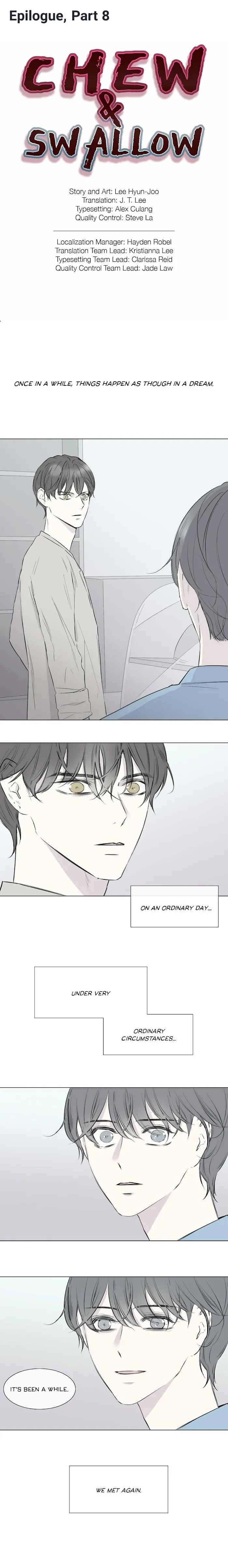 Chew and Swallow Chapter 86 page 1 - 