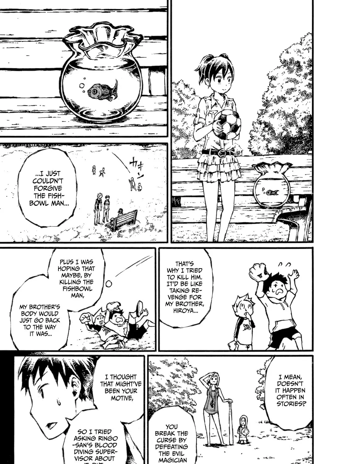 Chimoguri Ringo to Kingyobachi Otoko Chapter 6 page 33 - 