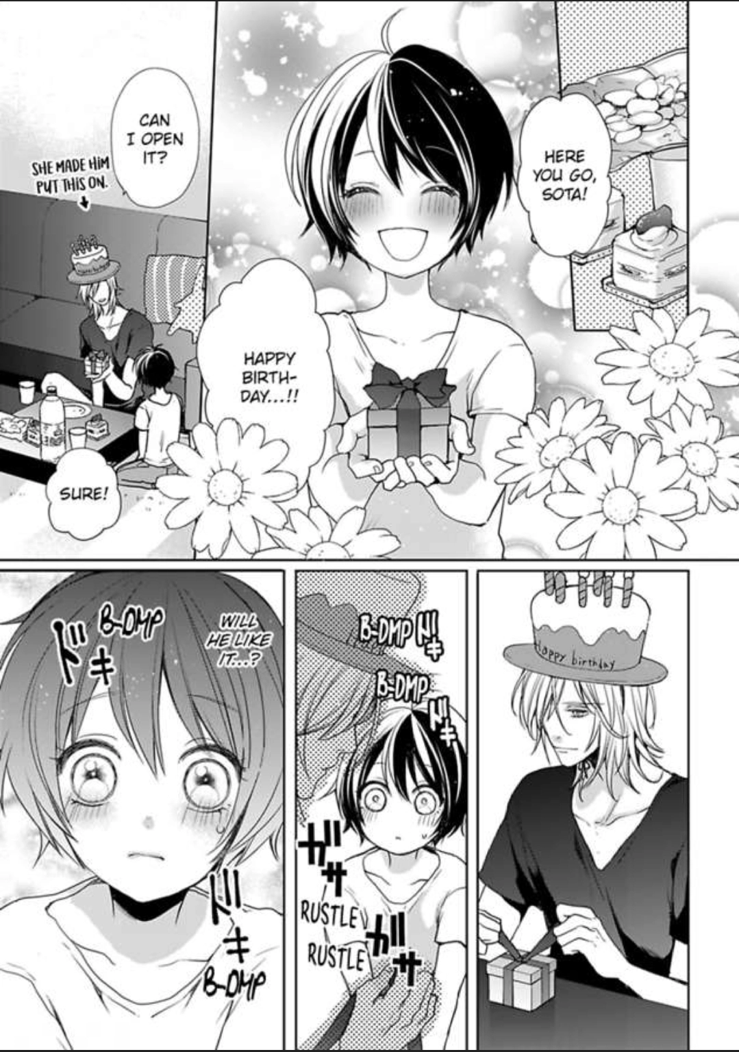 Chippai Kanojo to Bijin Kareshi Chapter 9 page 1 - 