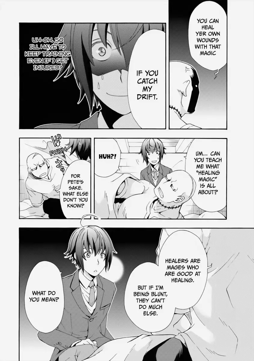 Chiyu Mahou no Machigatta Tsukaikata: Senjou o Kakeru Kaifuku Youin Chapter 1 page 47 - 