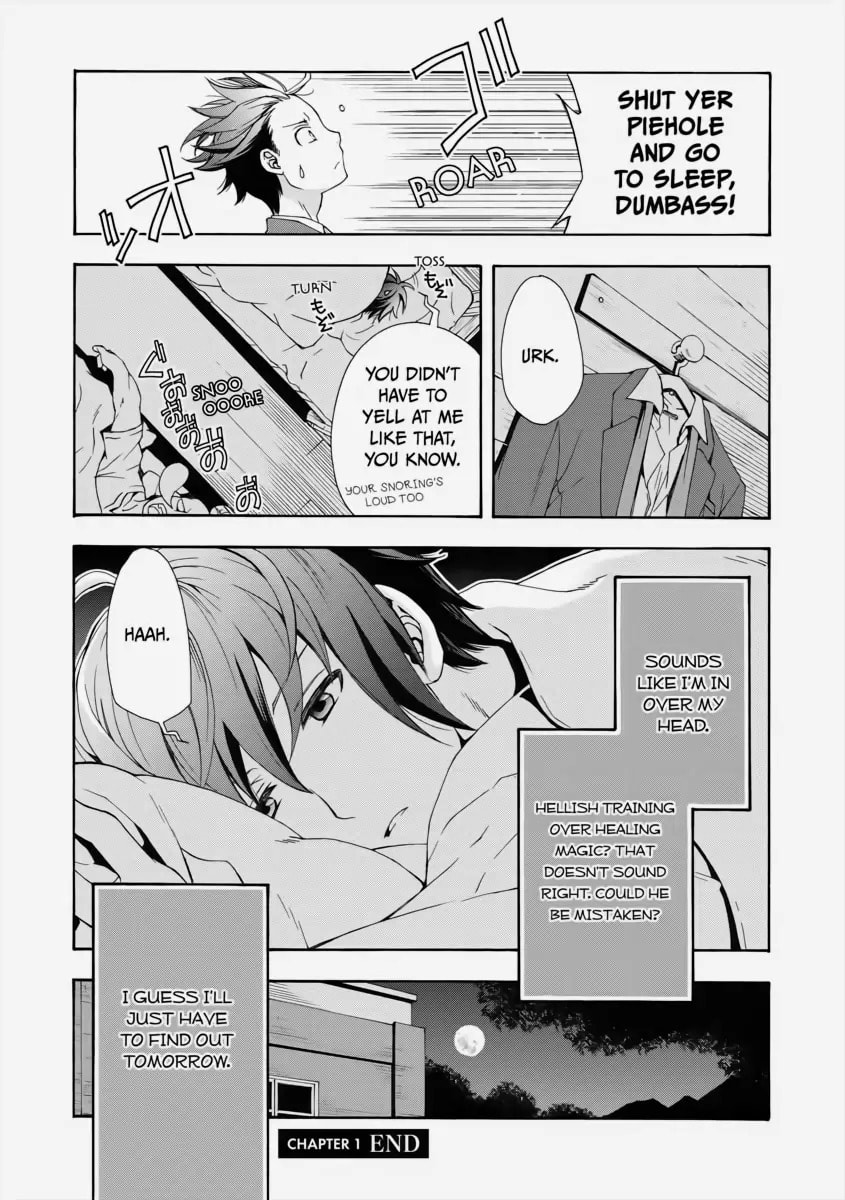Chiyu Mahou no Machigatta Tsukaikata: Senjou o Kakeru Kaifuku Youin Chapter 1 page 49 - 