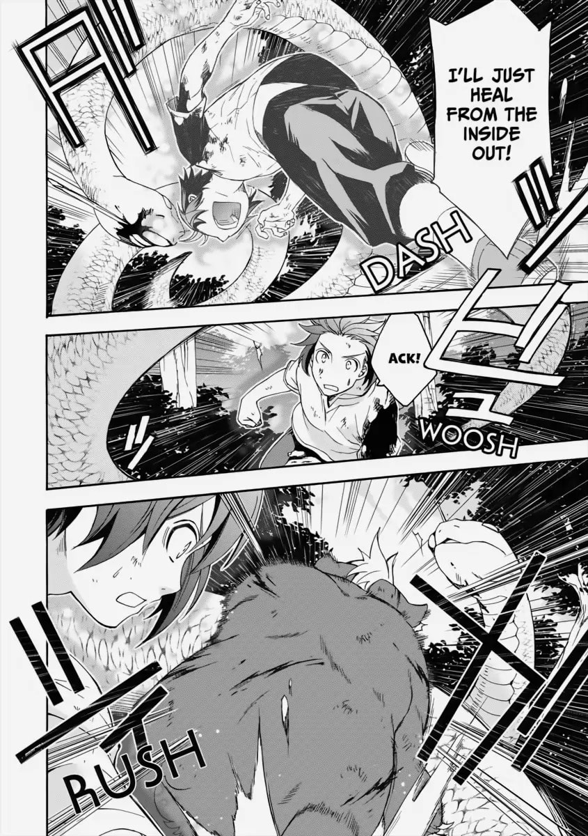 Chiyu Mahou no Machigatta Tsukaikata: Senjou o Kakeru Kaifuku Youin Chapter 4 page 18 - 