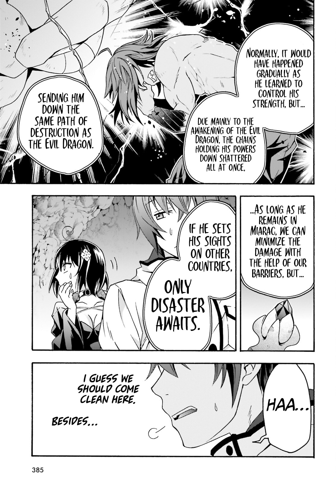 Chiyu Mahou no Machigatta Tsukaikata: Senjou o Kakeru Kaifuku Youin Chapter 65 page 14 - 
