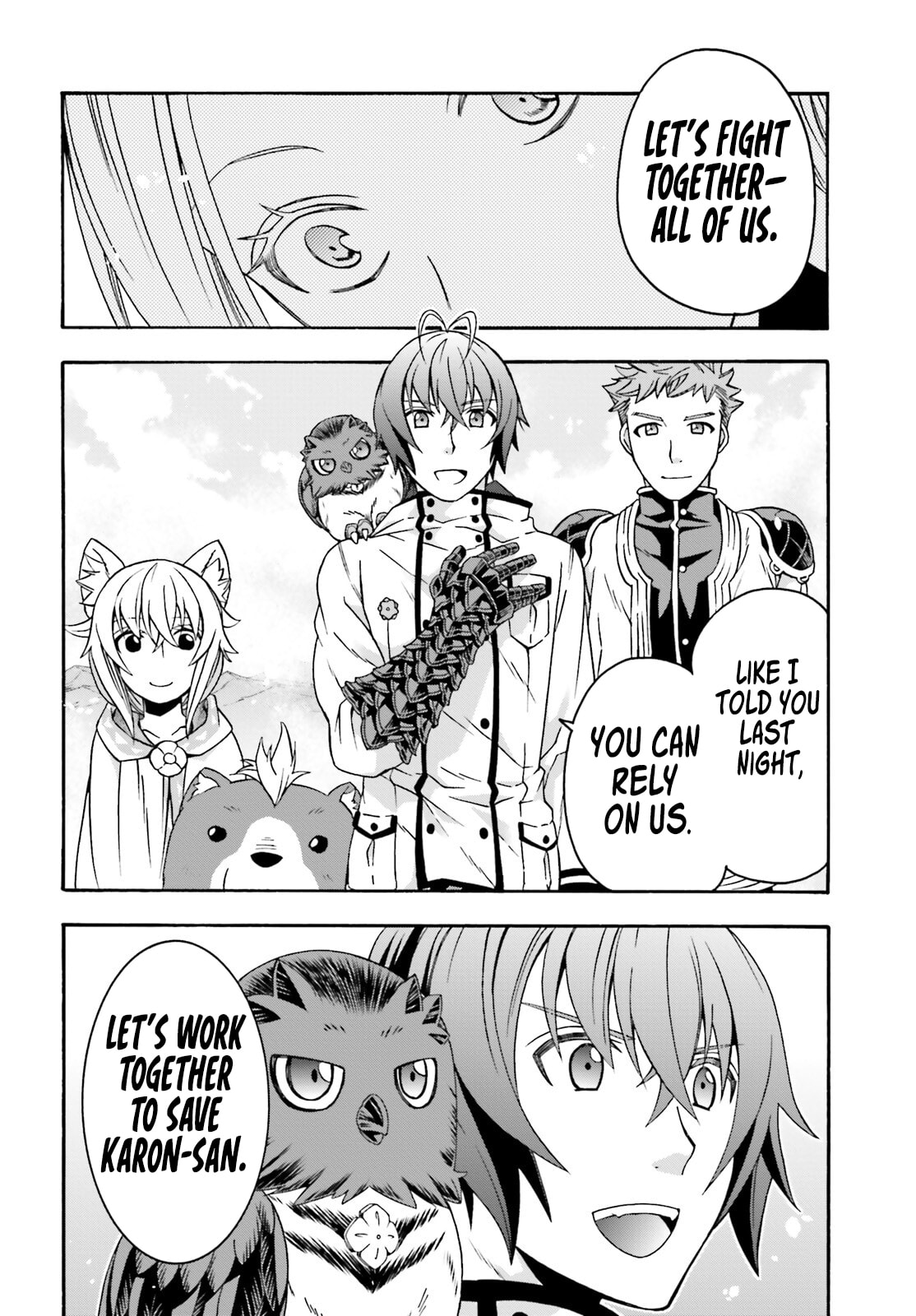 Chiyu Mahou no Machigatta Tsukaikata: Senjou o Kakeru Kaifuku Youin Chapter 71.1 page 9 - 