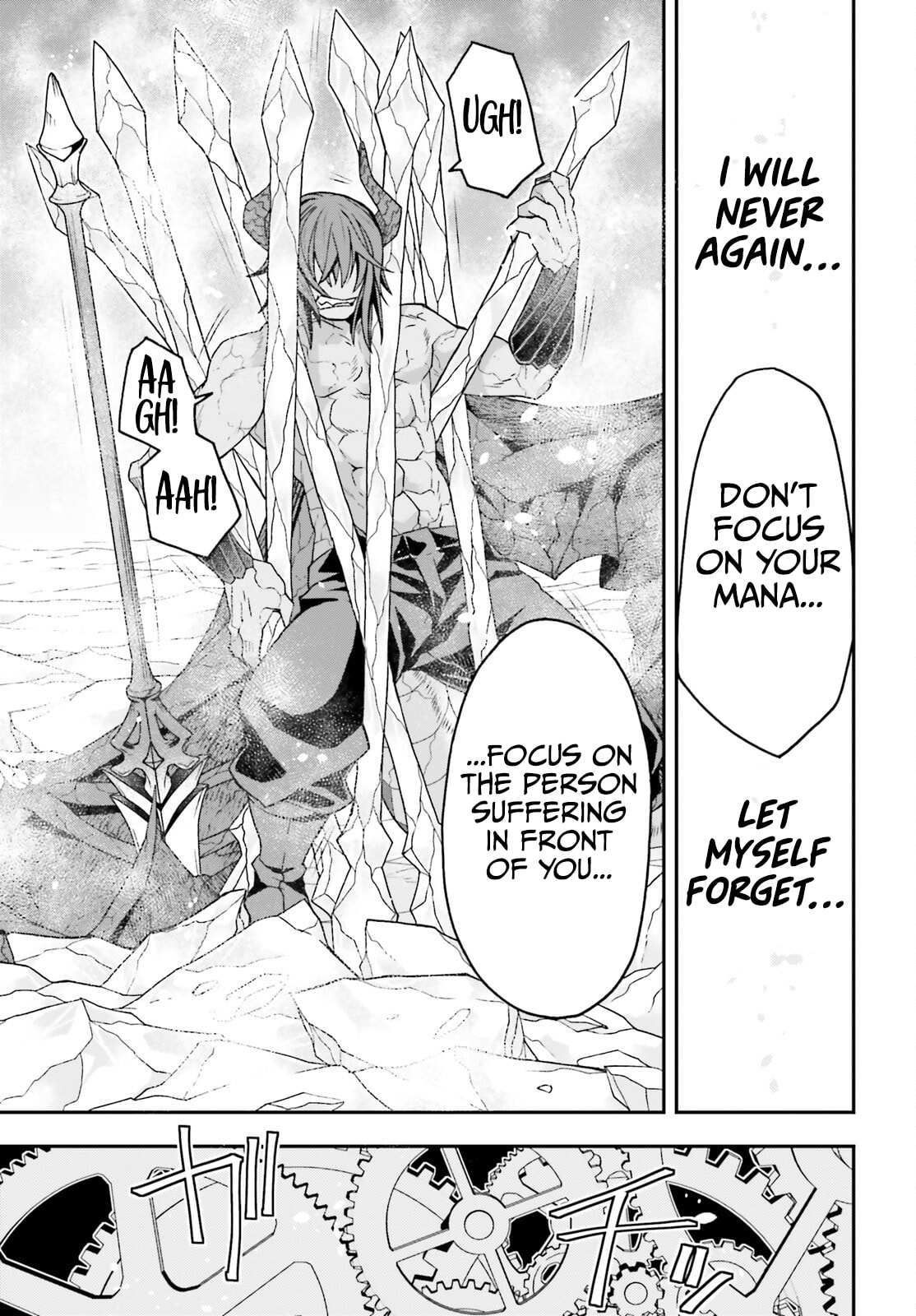 Chiyu Mahou no Machigatta Tsukaikata: Senjou o Kakeru Kaifuku Youin Chapter 73 page 34 - 
