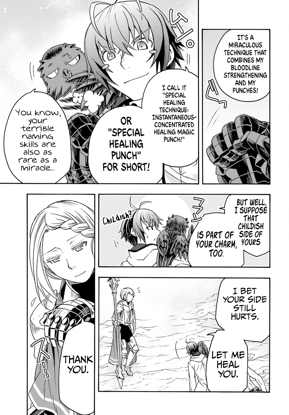 Chiyu Mahou no Machigatta Tsukaikata: Senjou o Kakeru Kaifuku Youin Chapter 73 page 41 - 
