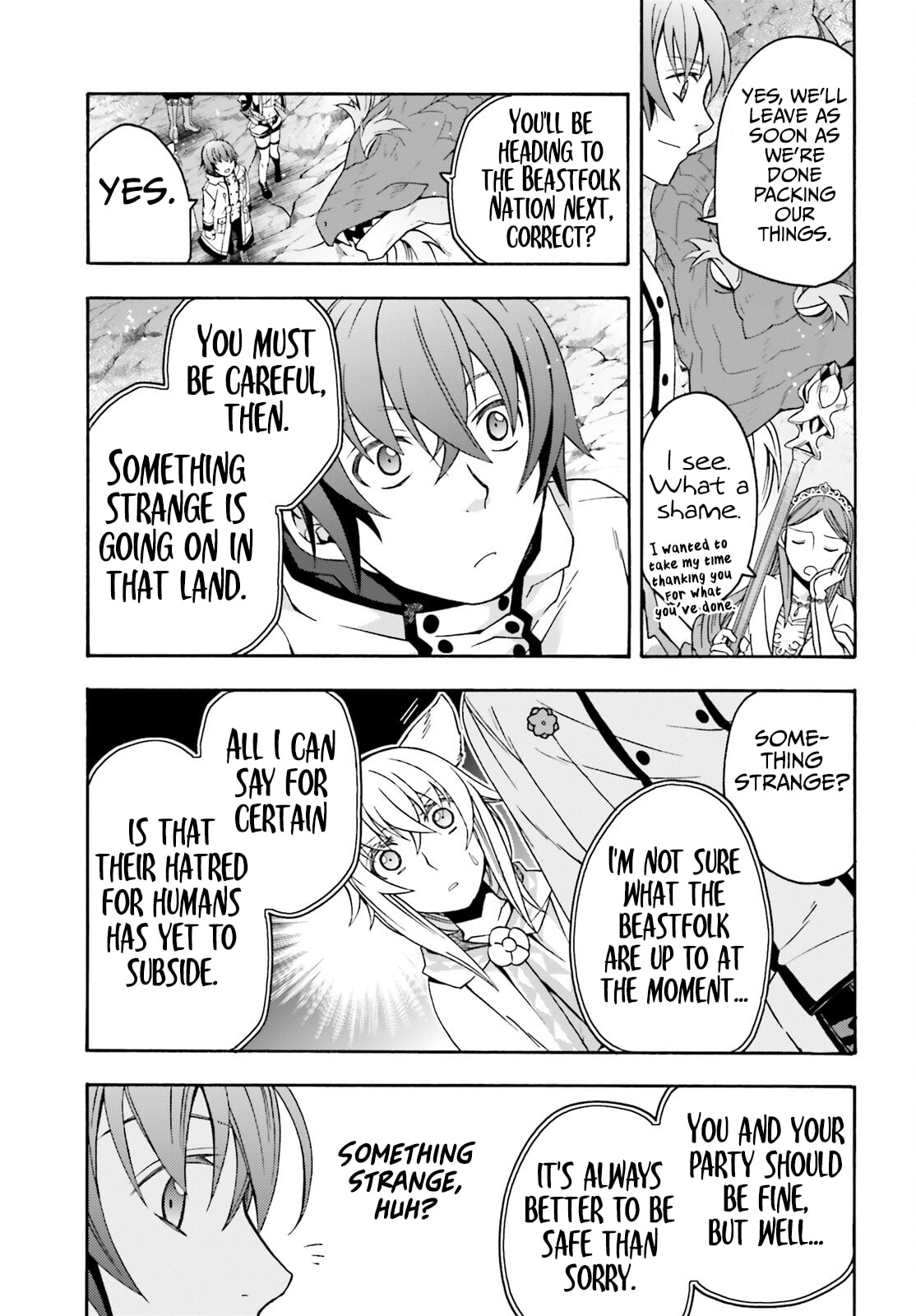 Chiyu Mahou no Machigatta Tsukaikata: Senjou o Kakeru Kaifuku Youin Chapter 74 page 10 - 