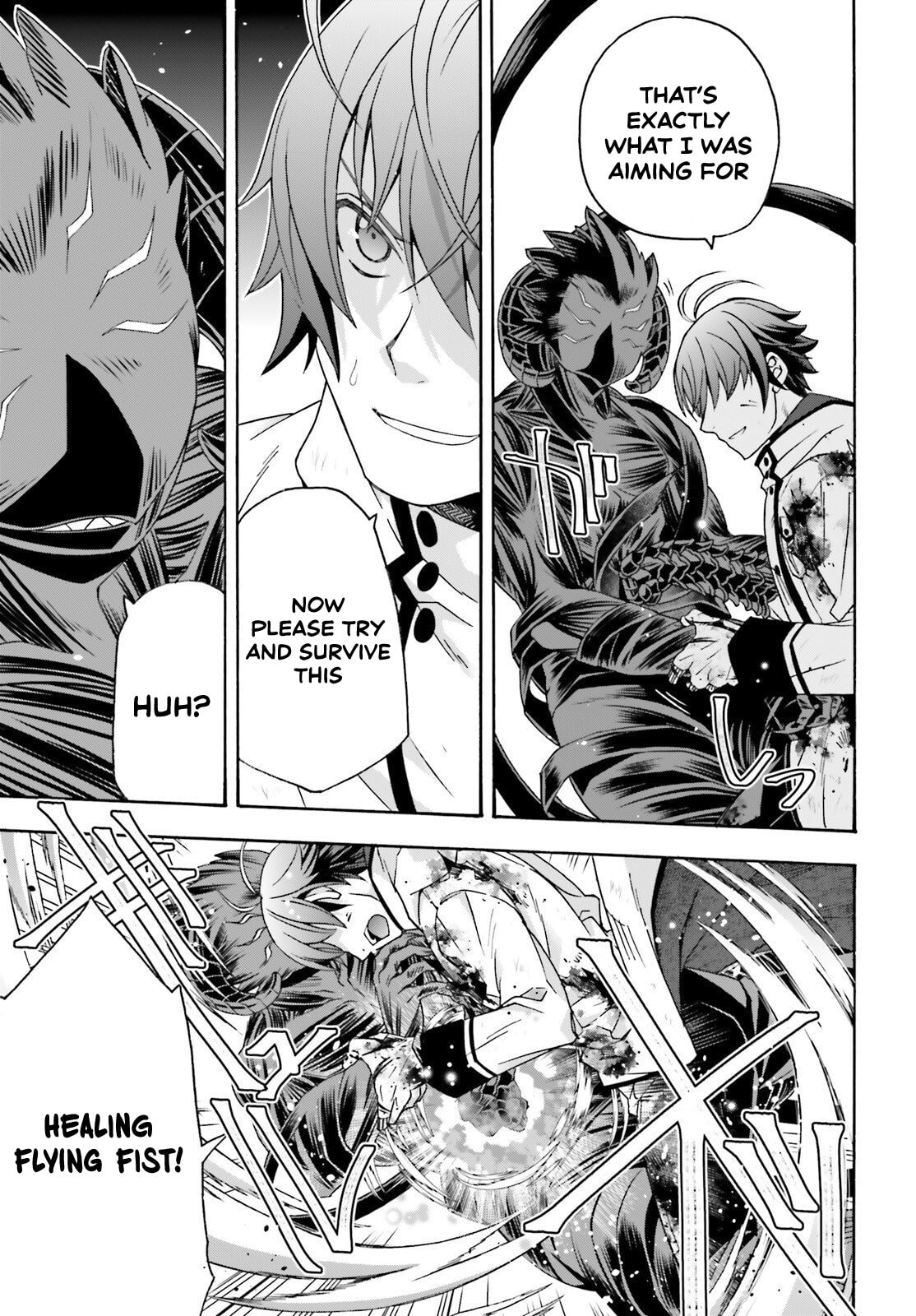 Chiyu Mahou no Machigatta Tsukaikata: Senjou o Kakeru Kaifuku Youin Chapter 86.2 page 17 - 