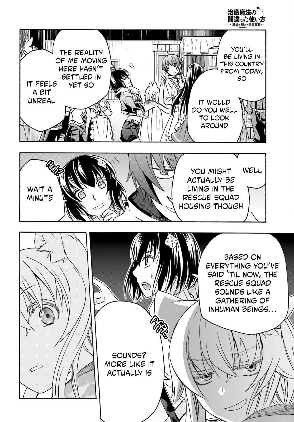Chiyu Mahou no Machigatta Tsukaikata: Senjou o Kakeru Kaifuku Youin Chapter 90 page 4 - 
