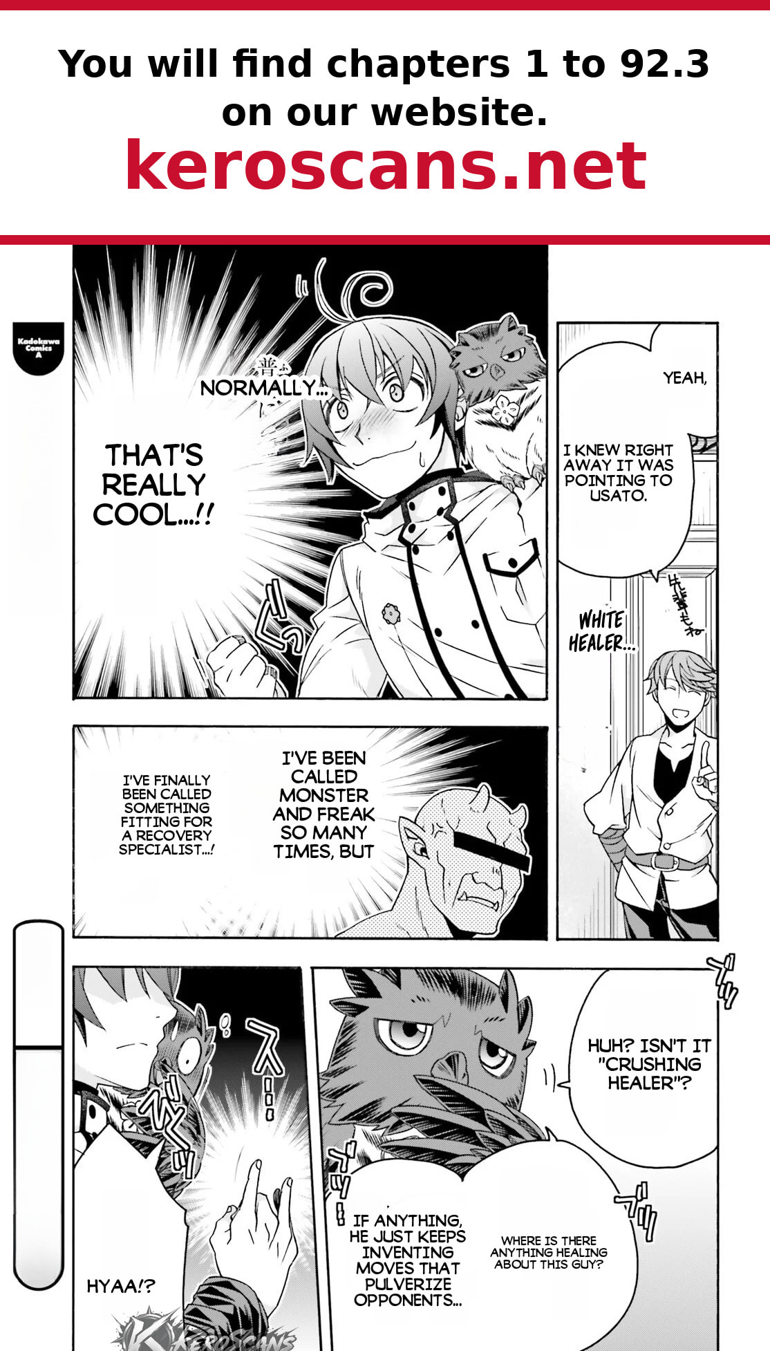 Chiyu Mahou no Machigatta Tsukaikata: Senjou o Kakeru Kaifuku Youin Chapter 91.2 page 1 - 