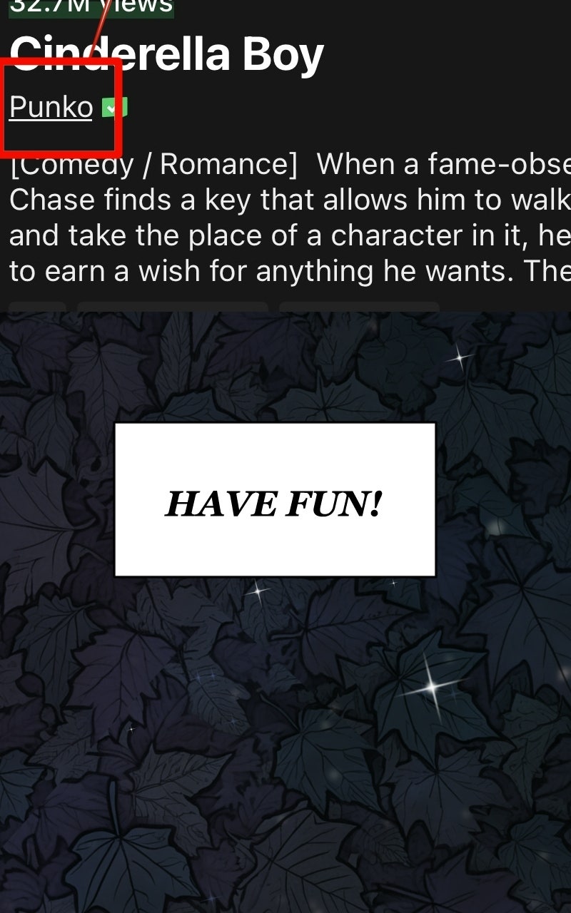 Cinderella Boy Hiatusween- Chapter 5 page 255 - 