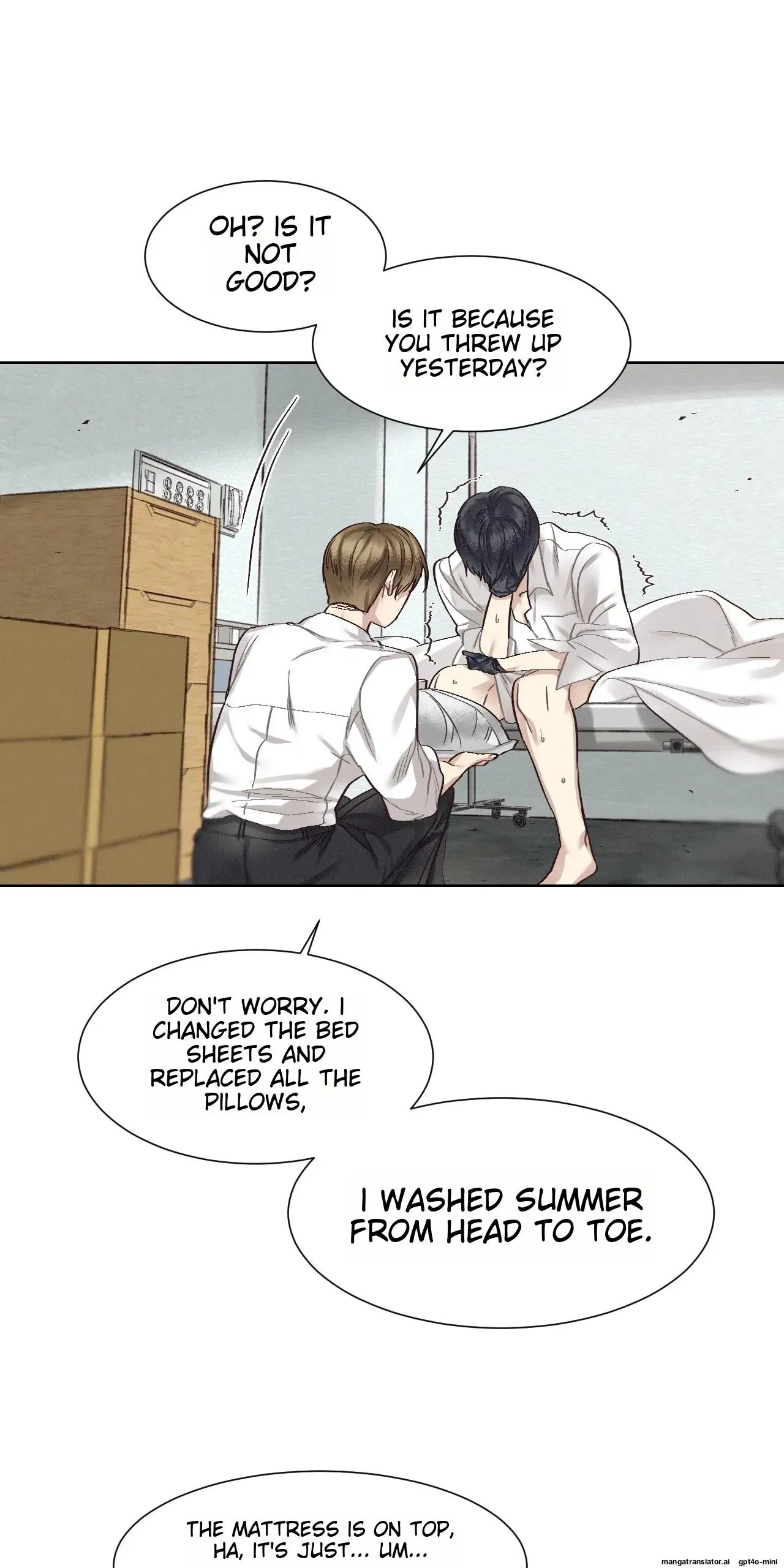 Clean Freak Sunbae Chapter 4 page 8 - 