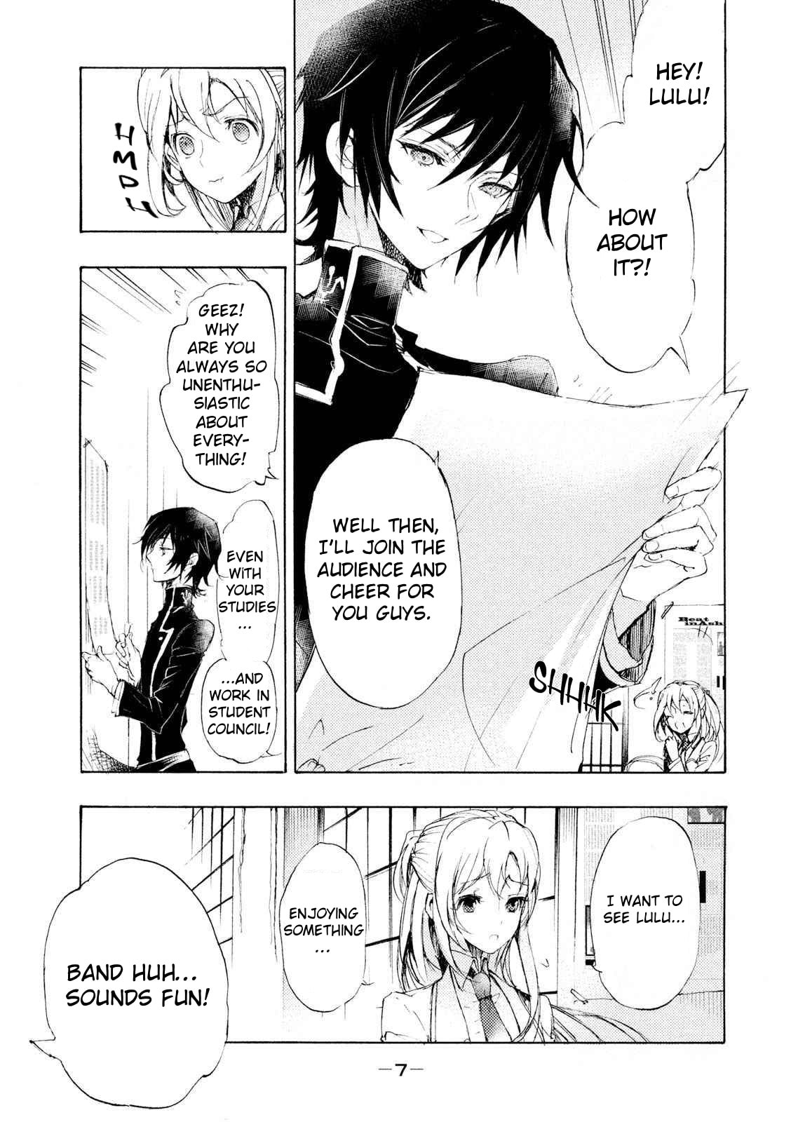 Code Black: Lelouch of the Shred Guitar Chapter 1 page 8 - 