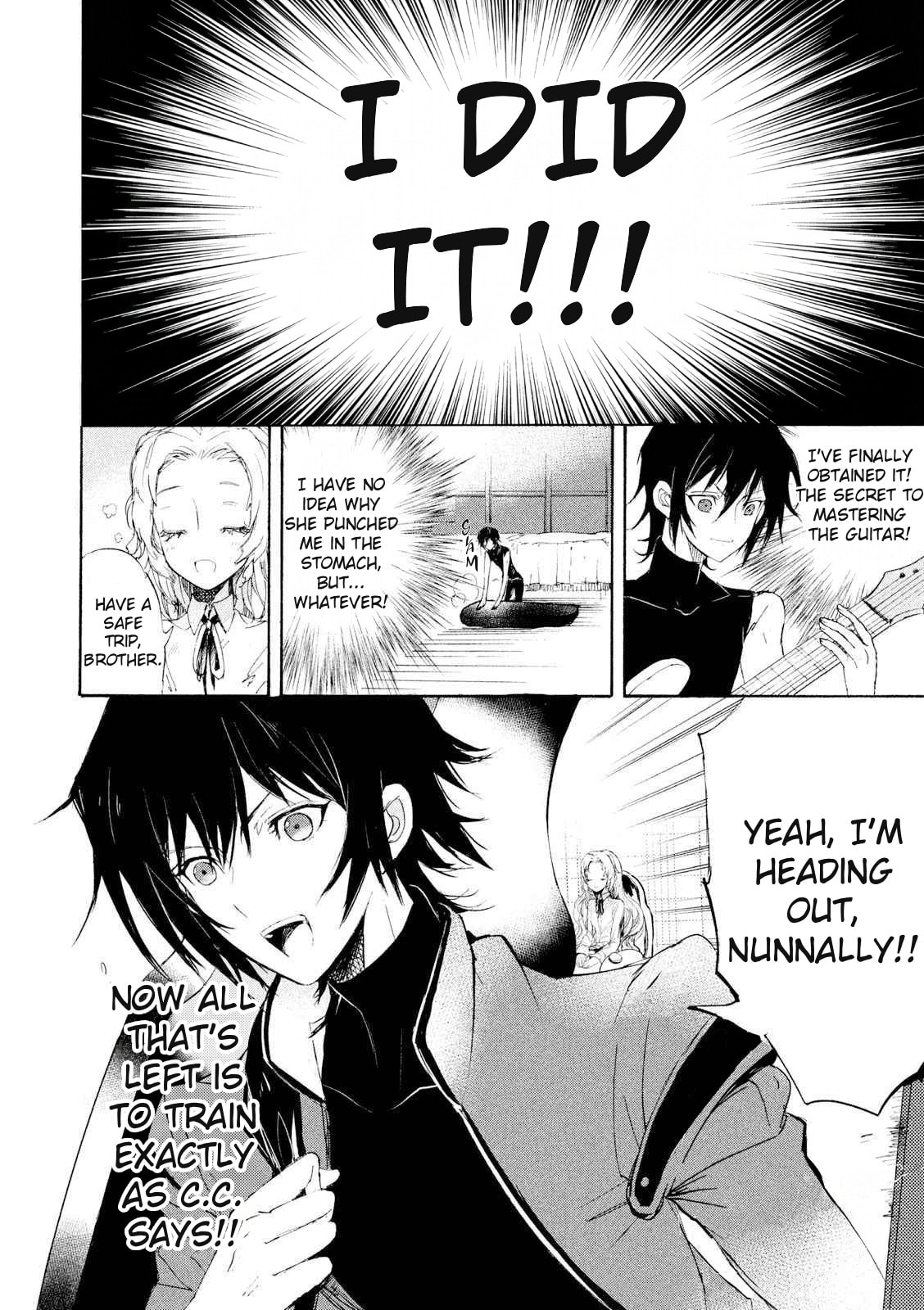 Code Black: Lelouch of the Shred Guitar Chapter 3 page 12 - 